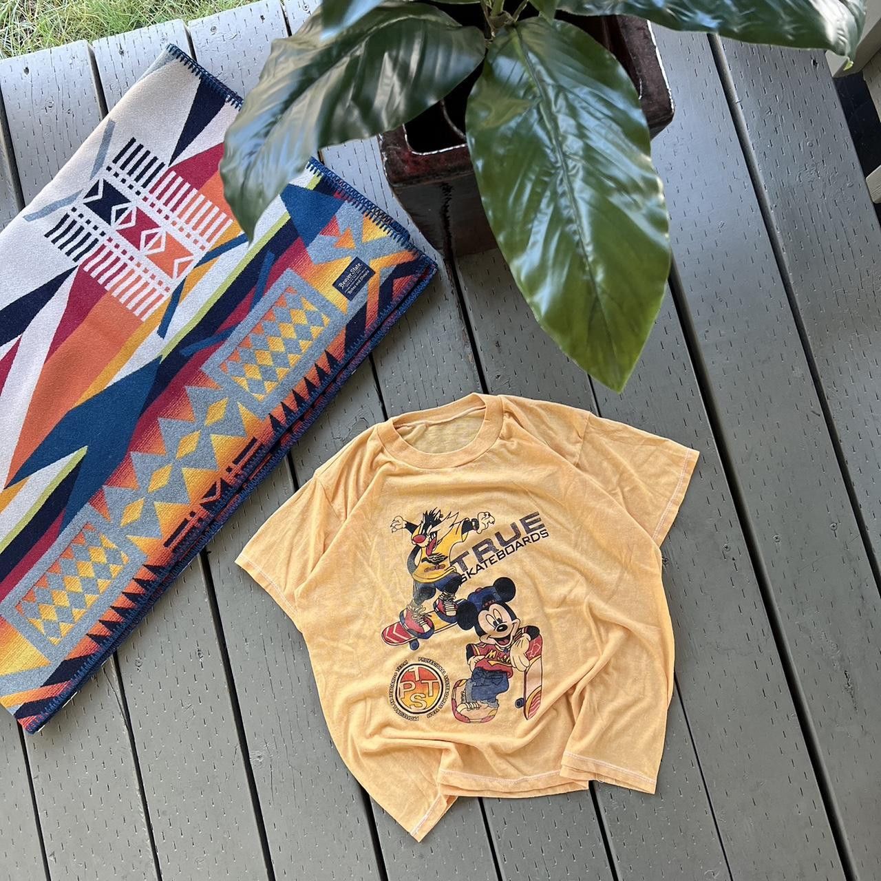 Disney × Mickey Mouse × Vintage 90s Mickey Mouse tee Size US XS / EU 42 / 0 - 2 Thumbnail