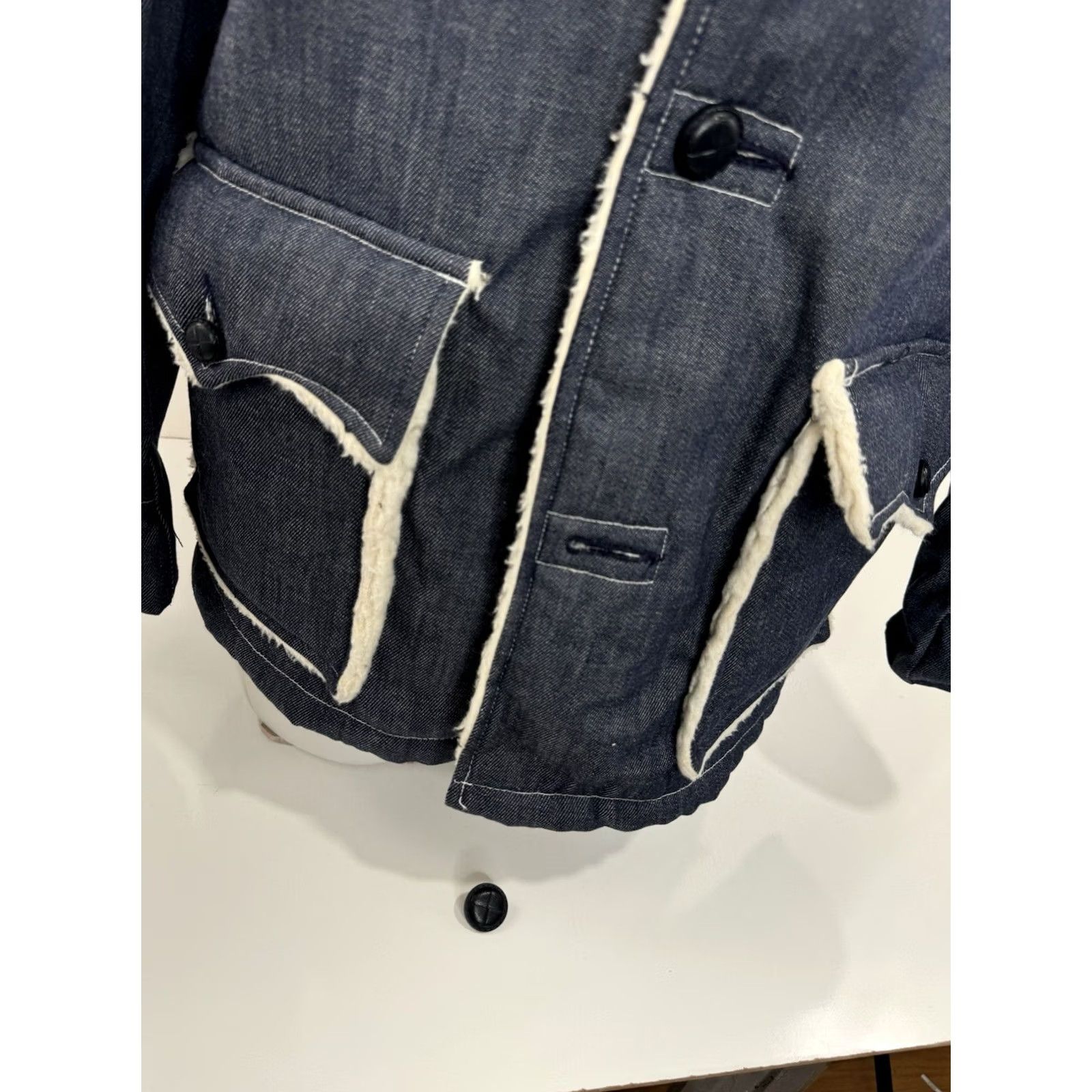 Sears VINTAGE Sears Western Ranch Denim Jacket Mens 38 Blue Lined Denim Jacket EXC Size US XXS / EU 40 - 3 Thumbnail