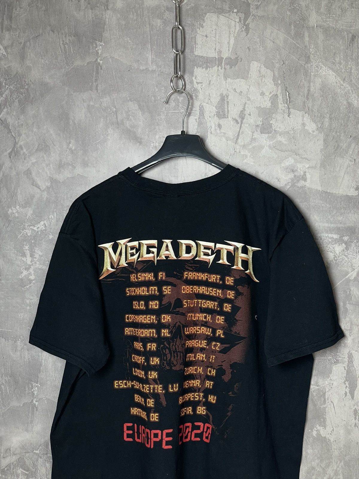 Band Tees T-shirt Megadeth 2020 Y2K Printed Very Rare Streetwear Tee Size US XL / EU 56 / 4 - 2 Thumbnail