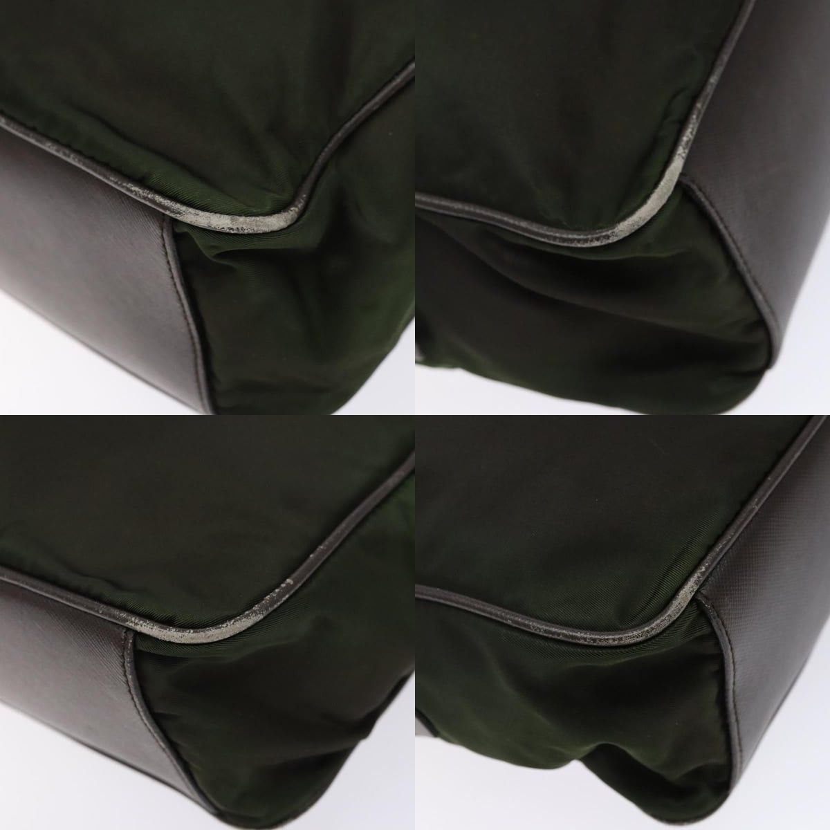 Prada PRADA Shoulder Bag Nylon Green Gold Size ONE SIZE - 10 Thumbnail