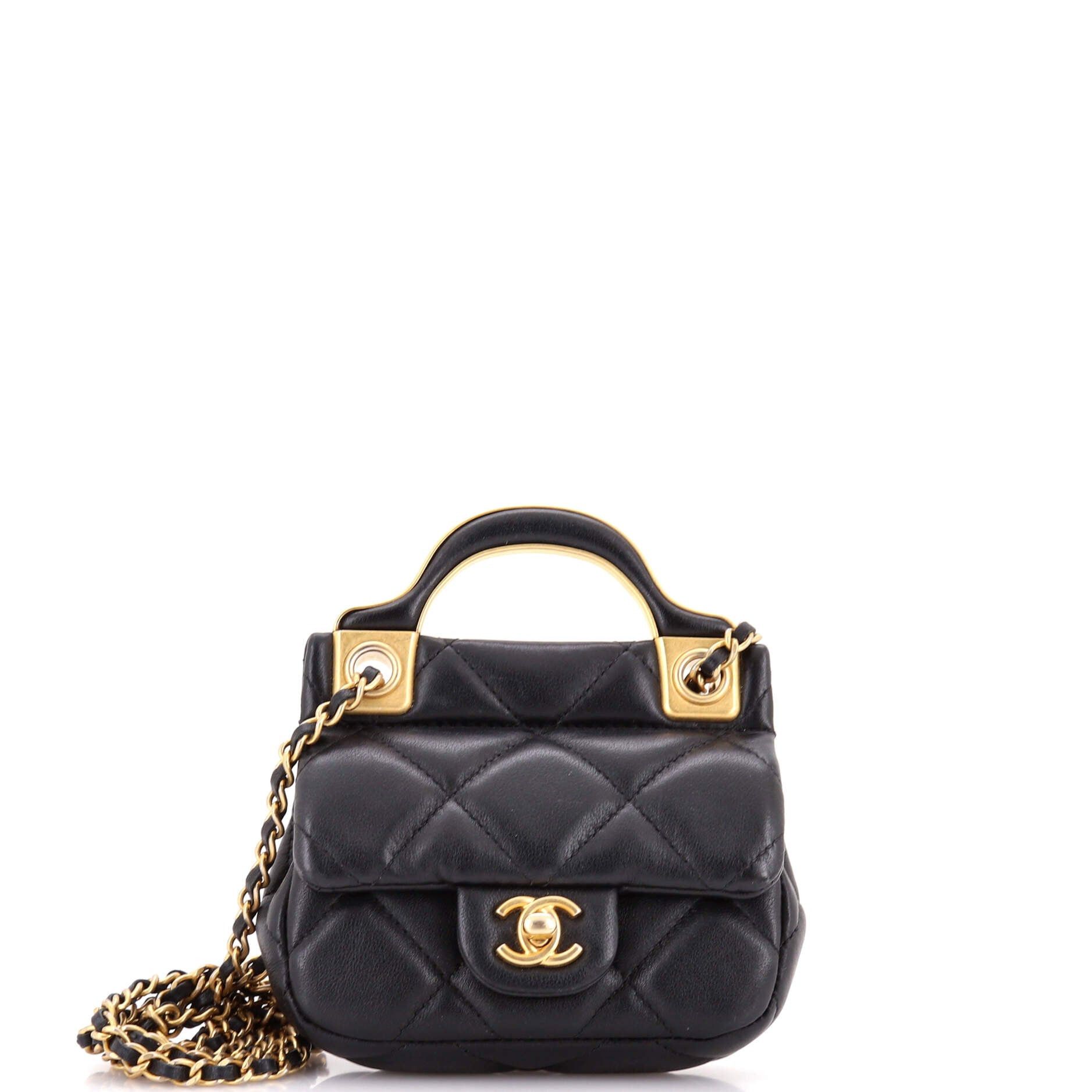 Chanel Lady Handle Flap Card Holder on Chain Size ONE SIZE - 1 Thumbnail