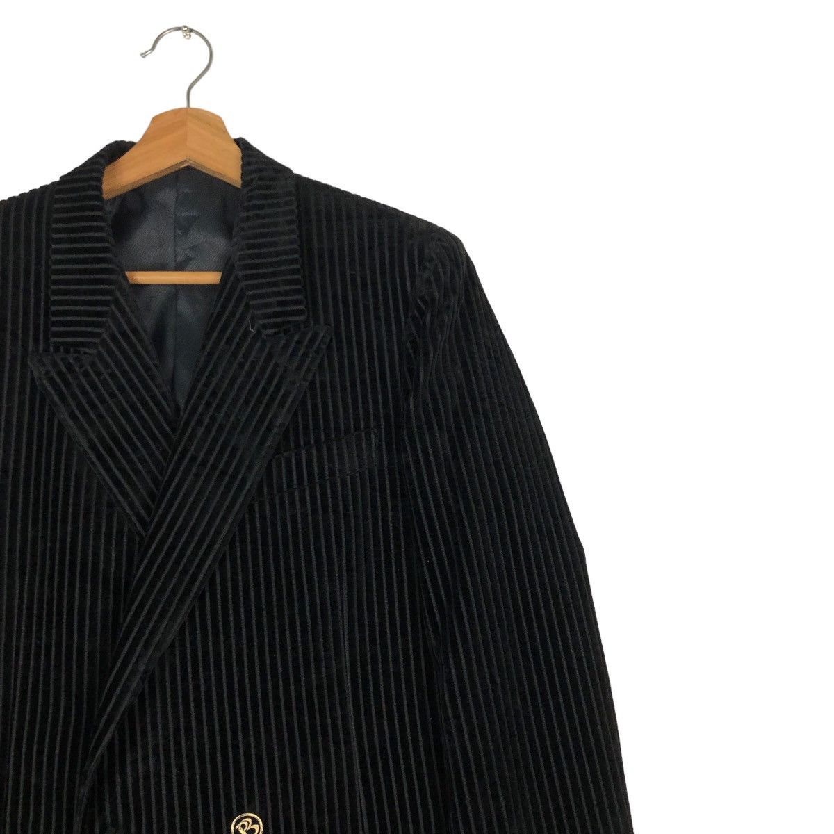 Japanese Brand 🔥Vintage Double Breasts Coats Jacket Striped Playboy Japan Size US M / EU 48-50 / 2 - 6 Thumbnail