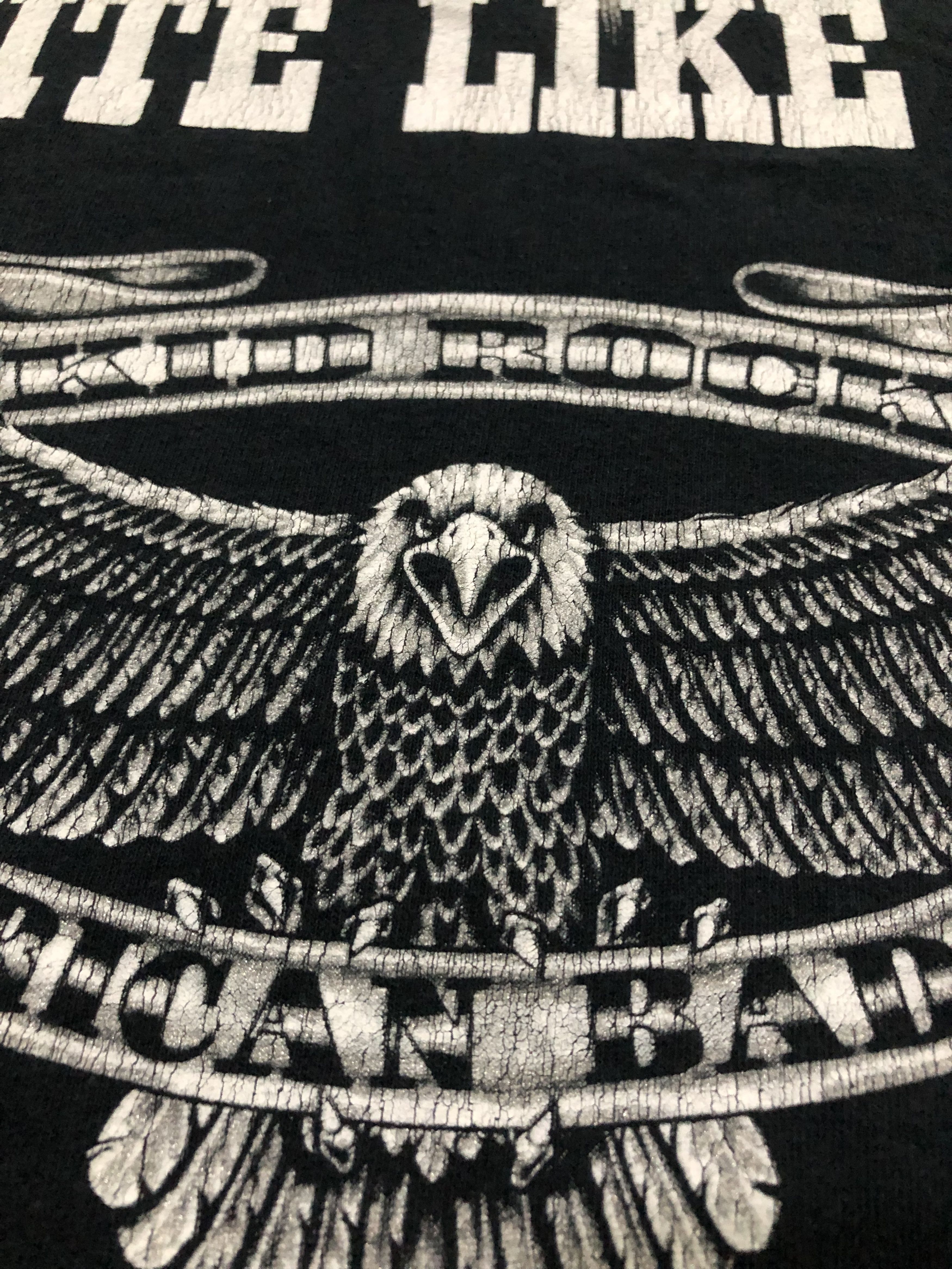 Band Tees Crazy Vintage Y2K Kid Rock American Badass Boxy Funny Tee L Size US L / EU 52-54 / 3 - 5 Thumbnail
