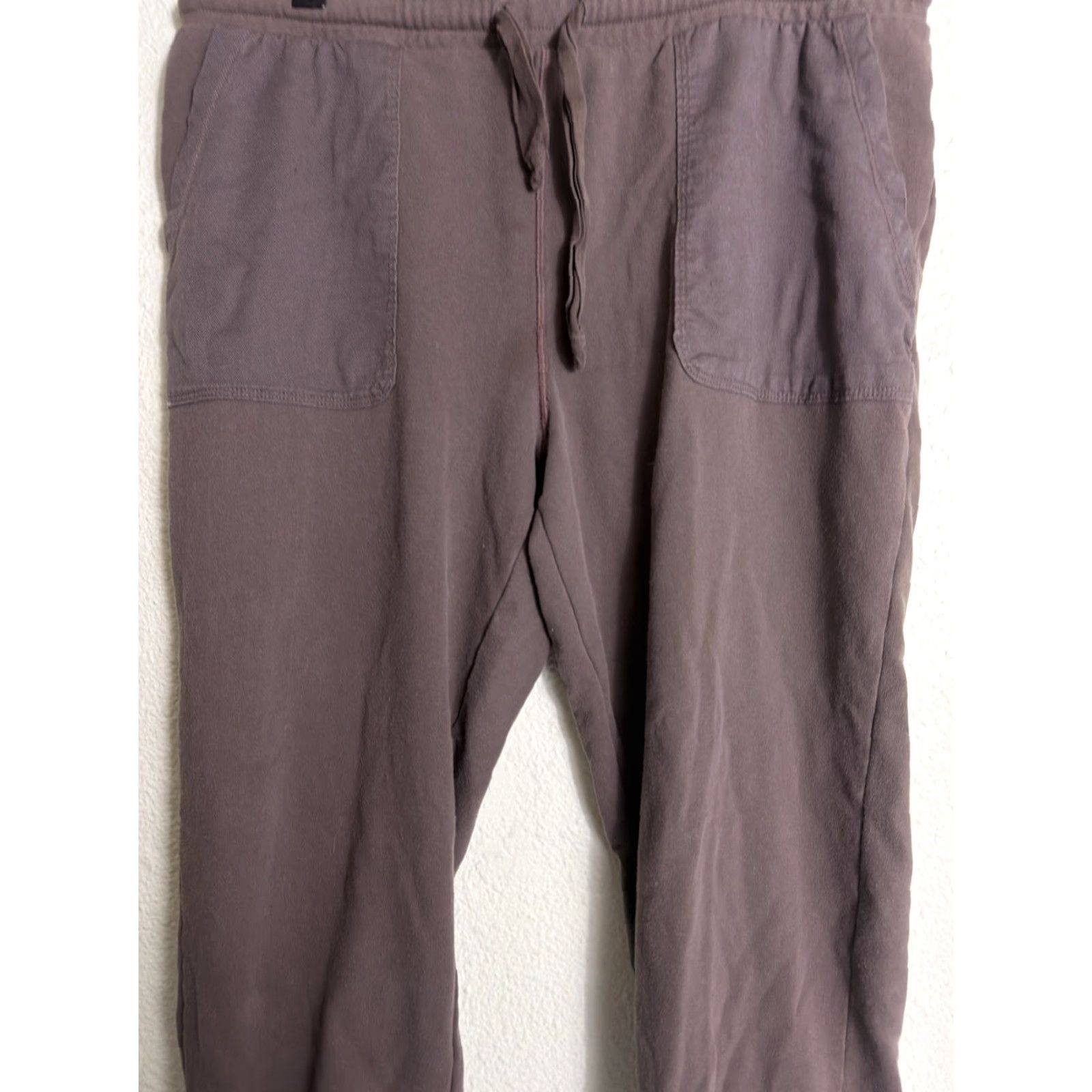 American Eagle Outfitters American Eagle Sweatpants XL Brown Drawstring 38x27 Cotton Polyester Blend Activewear Pants Mens Size US 36 / EU 52 - 3 Thumbnail