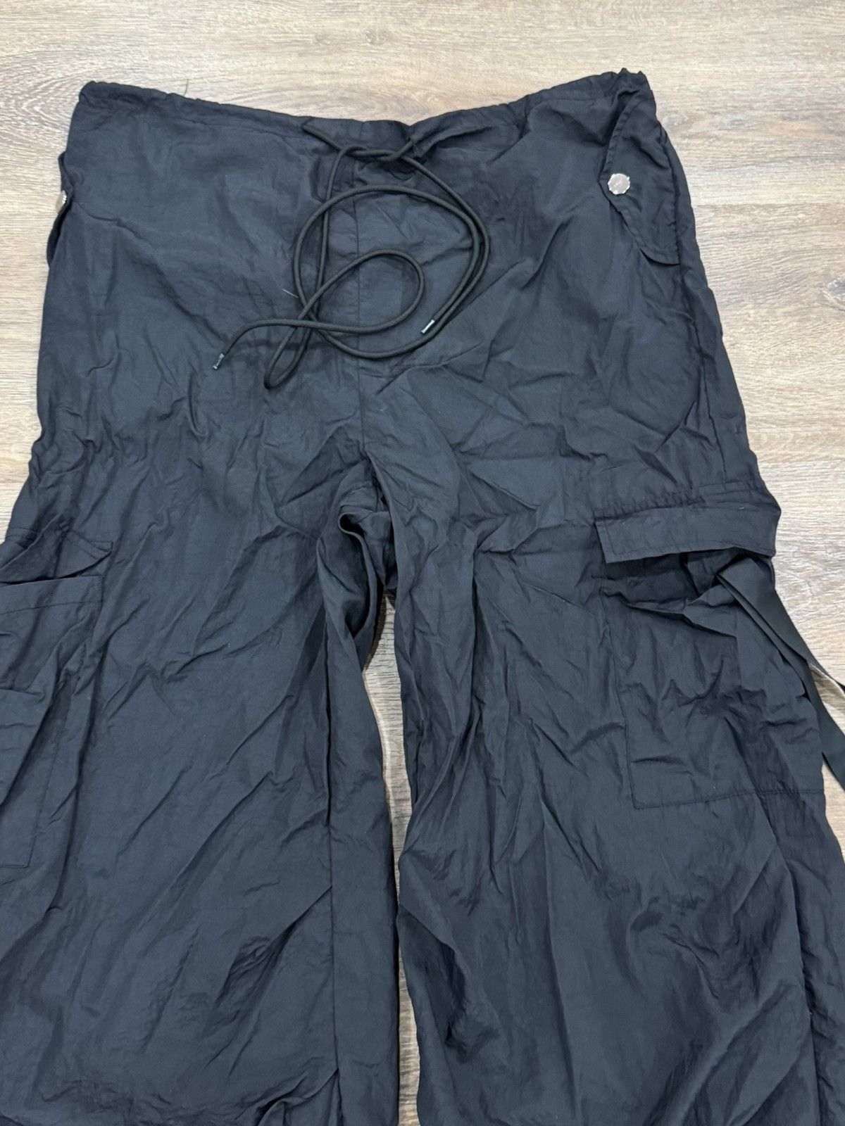 Japanese Brand Black bondage cargo pants Size US 34 / EU 50 - 3 Thumbnail