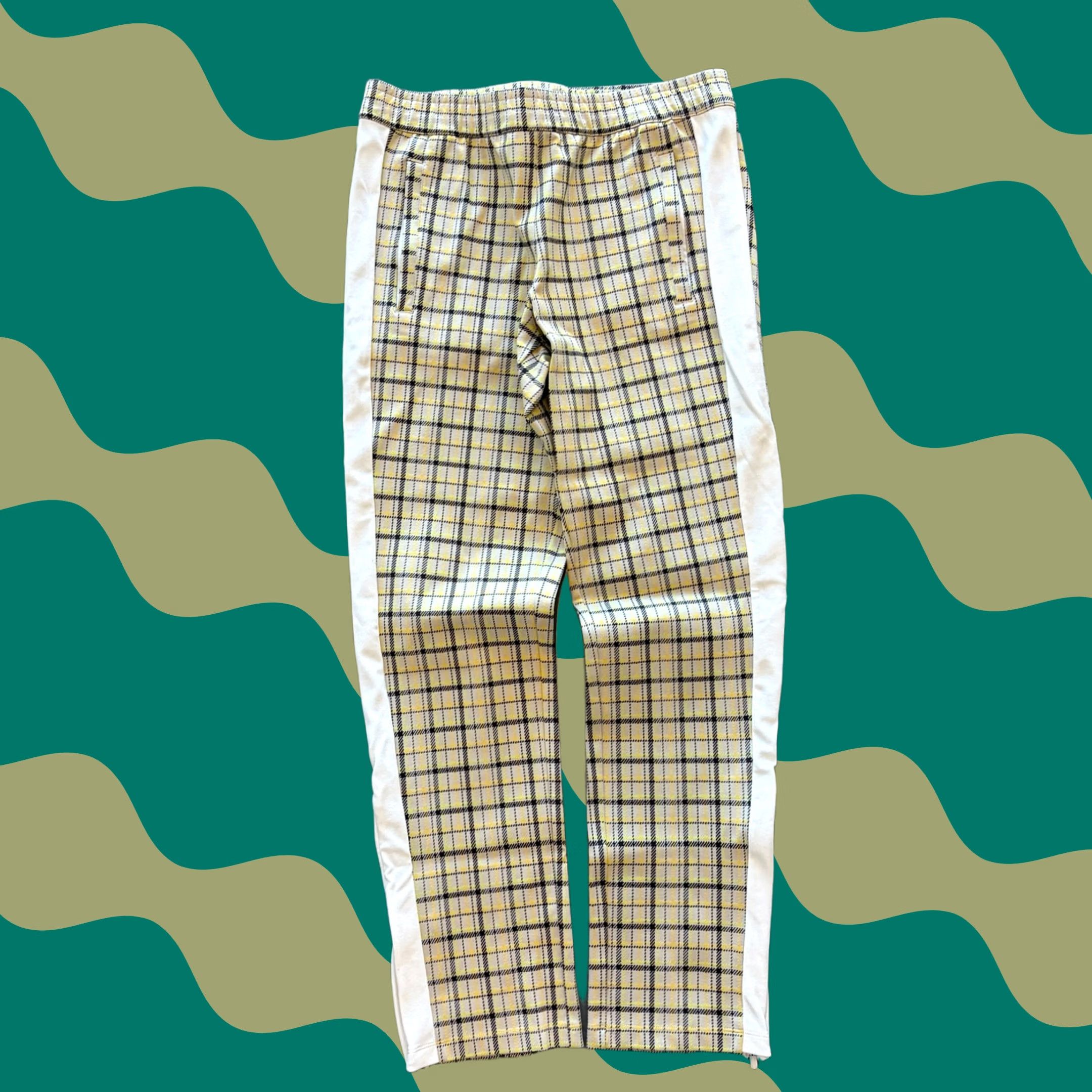 Tory Burch VINTAGE Tory Burch Plaid Yellow Women's Golf Pants Size Small Size 28" / US 6 / IT 42 - 1 Thumbnail