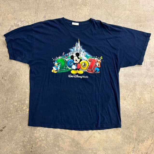 Disney × Mickey Mouse × Vintage Vintage 2007 Disneyworld Tee Size US XL / EU 56 / 4 - 1 Thumbnail