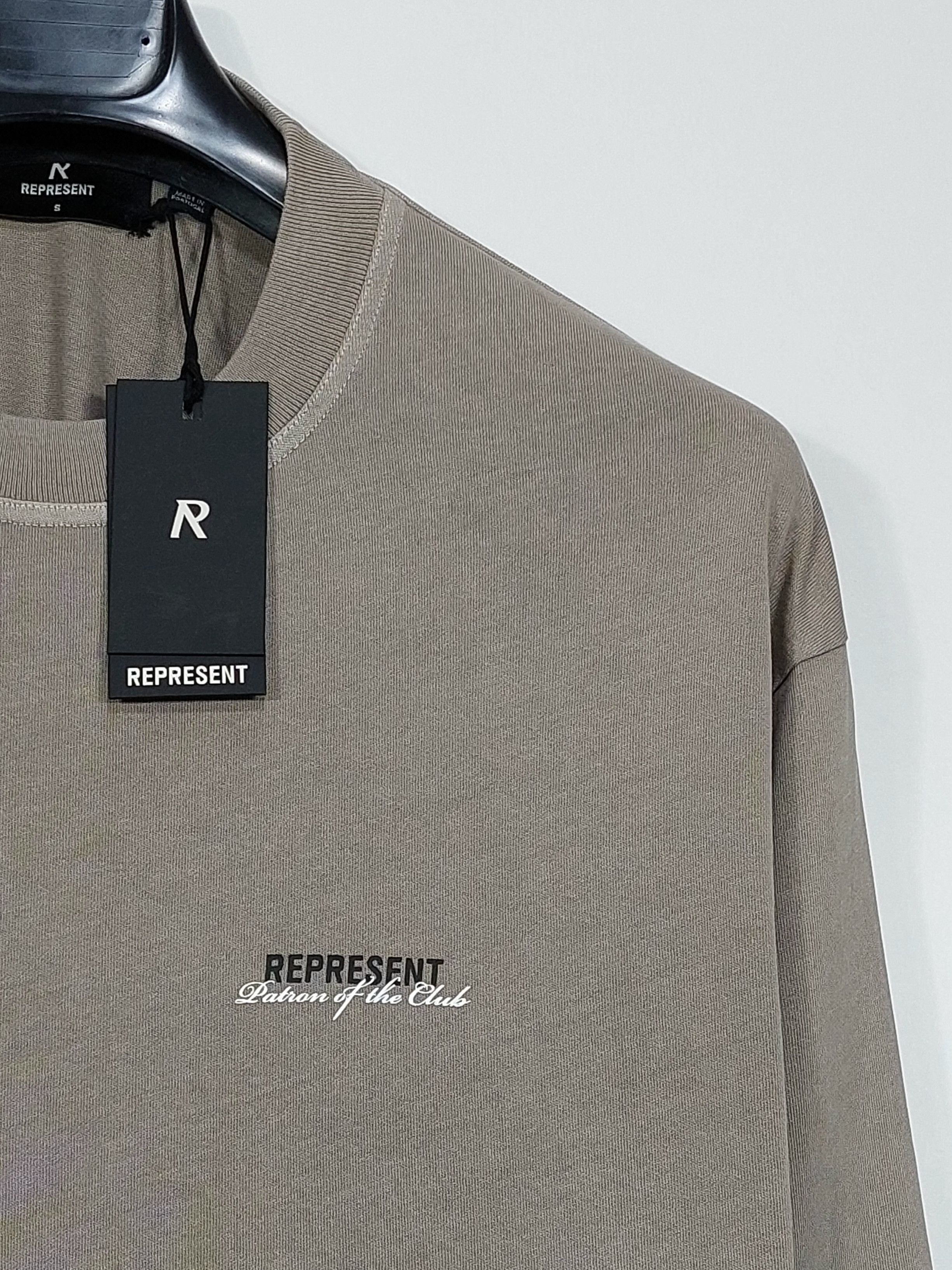 Represent Clo. patron of the club LS tshirt - mudstone S Size US S / EU 44-46 / 1 - 7 Thumbnail