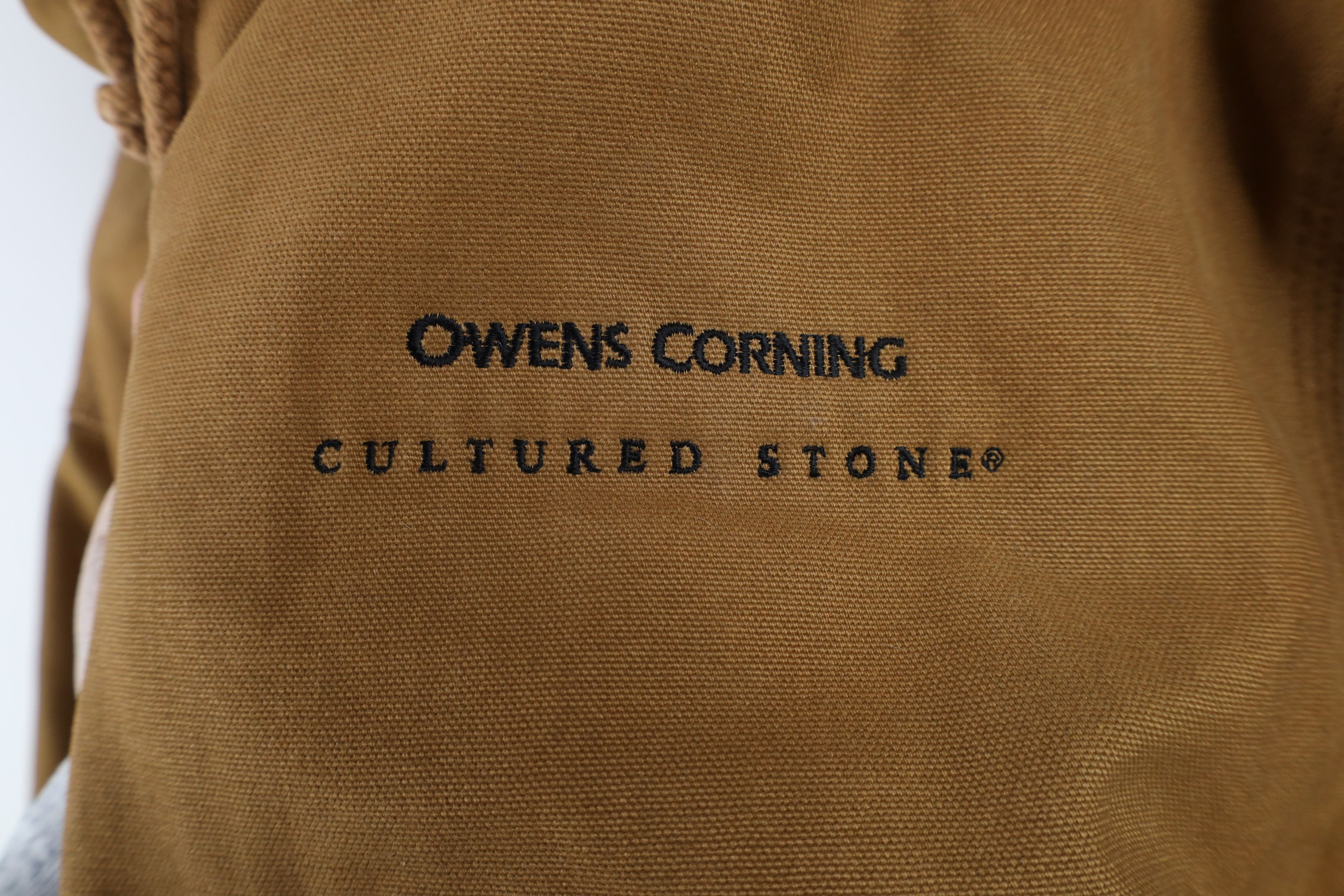 Vintage Vintage Owens Corning Quilted Canvas Full Zip Hooded Jacket Size US XL / EU 56 / 4 - 4 Thumbnail