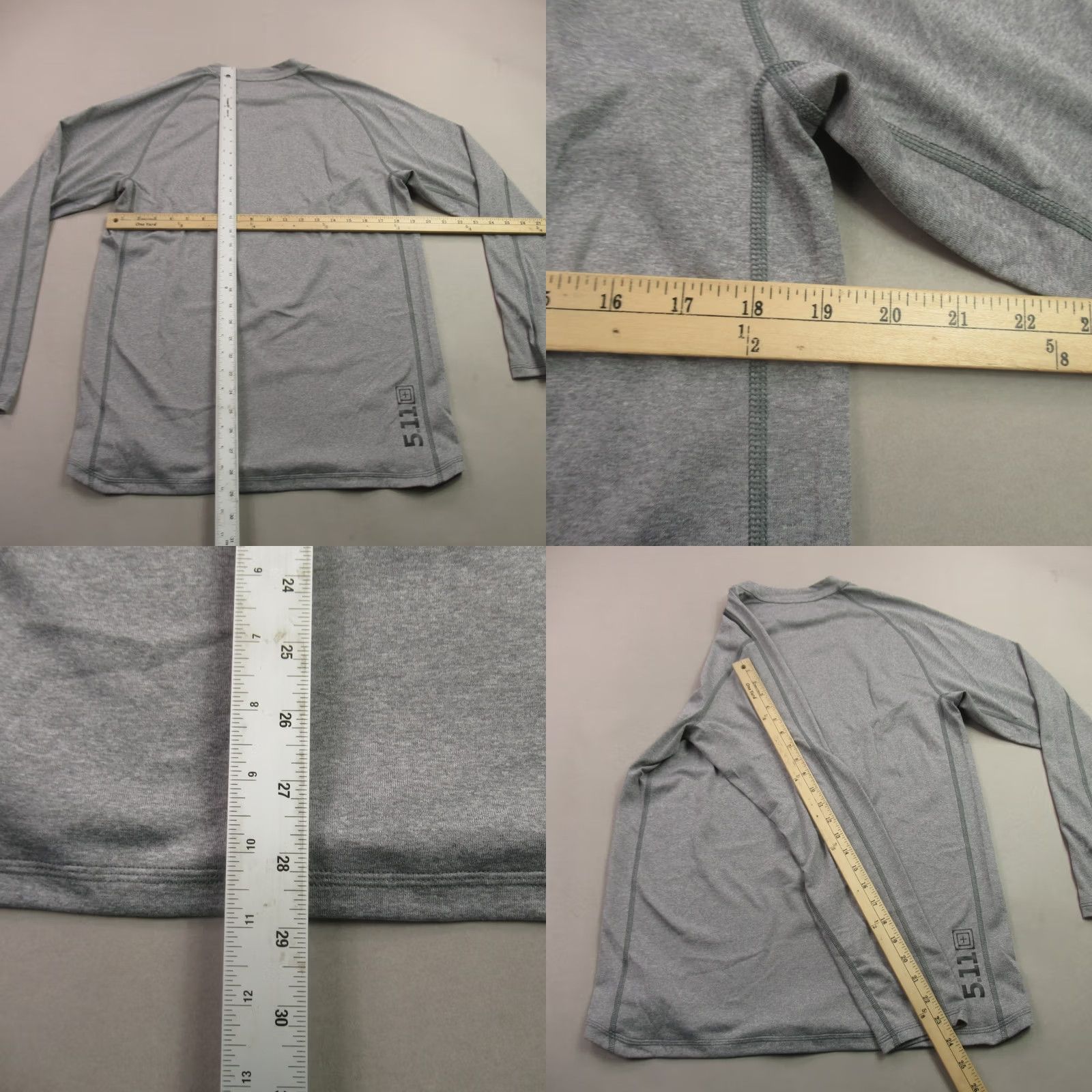 Vintage 5.11 Tactical Shirt Mens M Long Sleeve Crew Neck Casual Gray Shirt Size US M / EU 48-50 / 2 - 8 Thumbnail
