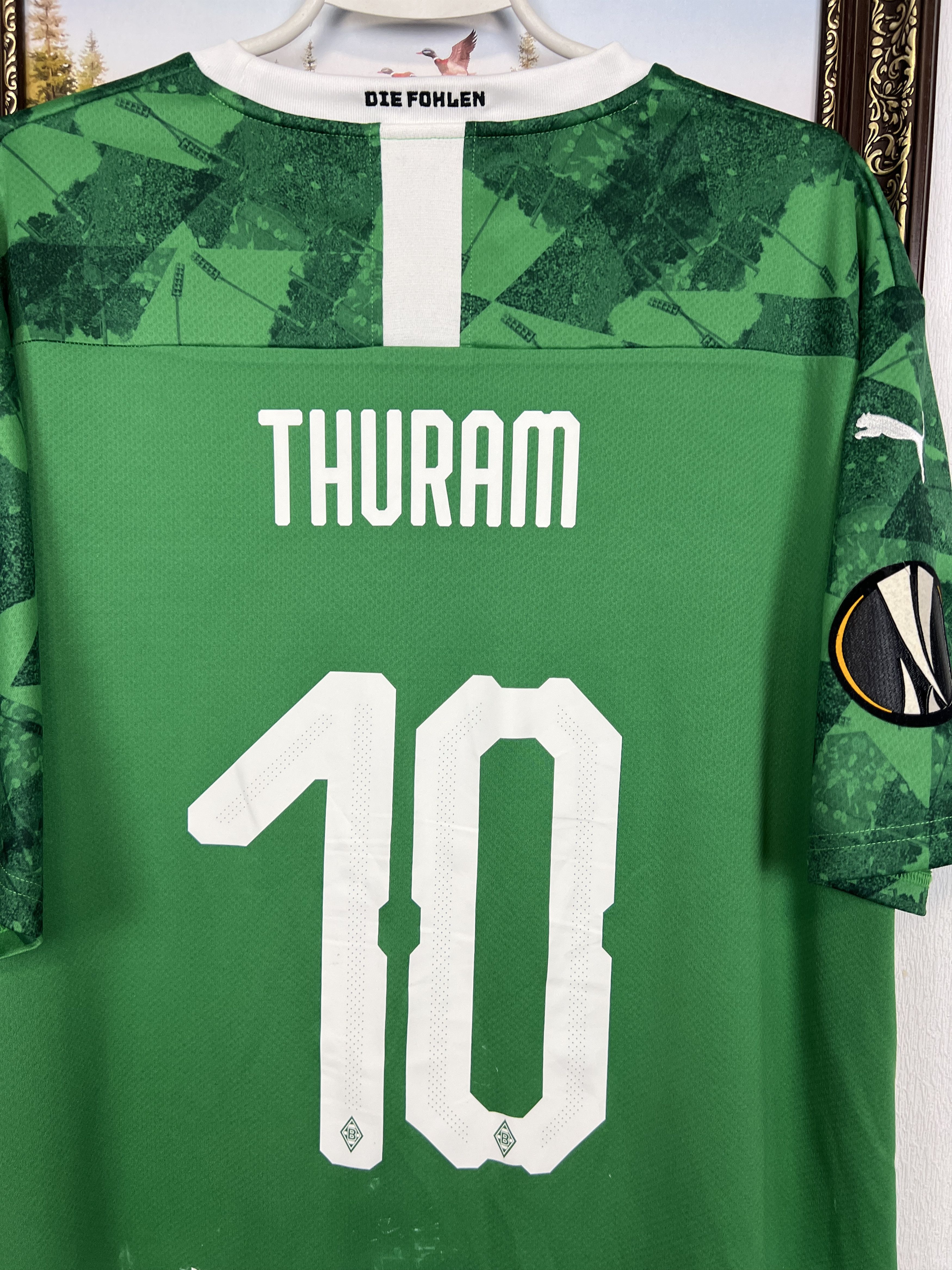 Puma Borussia Monchengladbach football shirt 2019 #10 Thuram 3XL Size US XXL / EU 58 / 5 - 2 Thumbnail