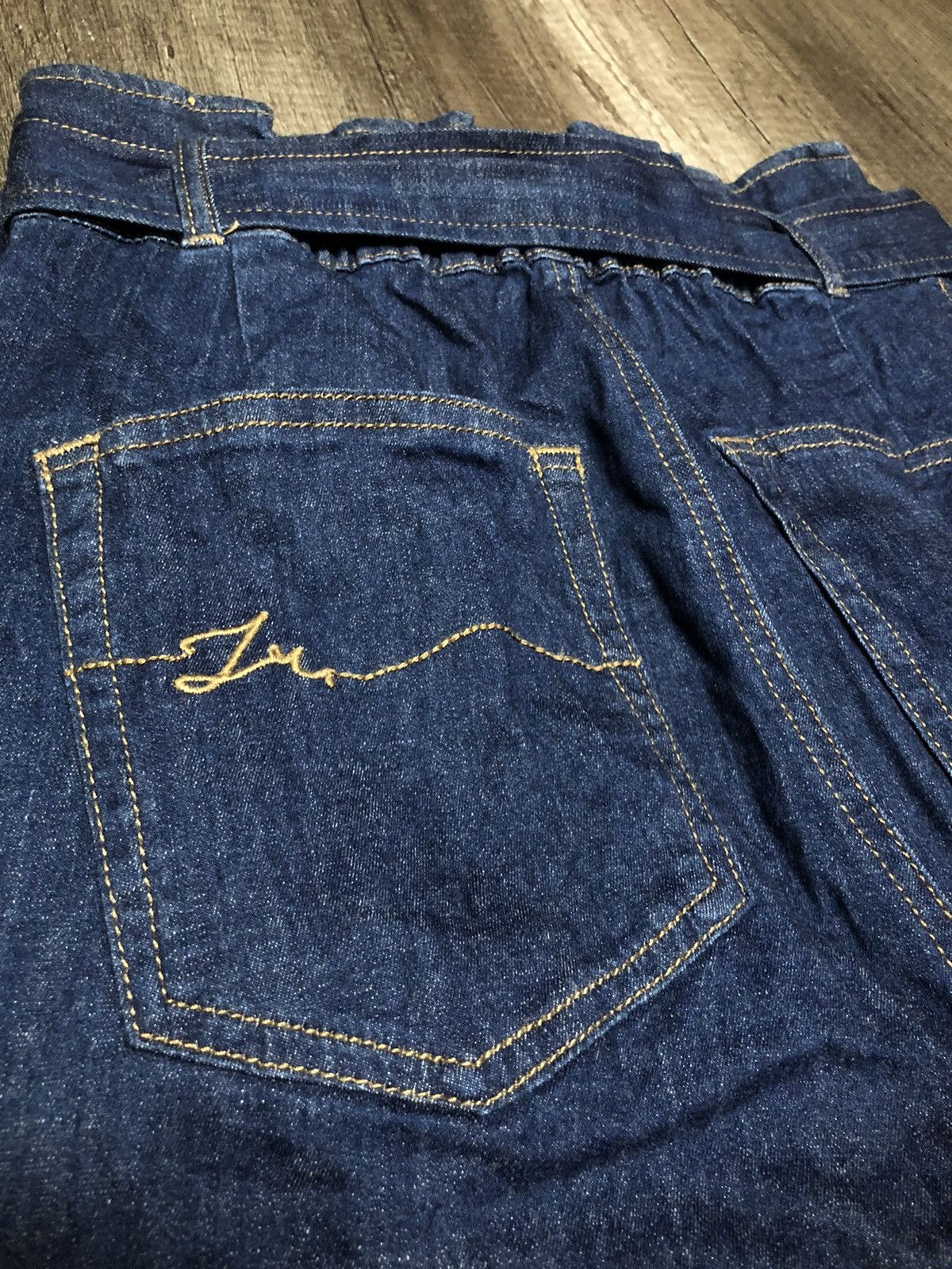Designer × Japanese Brand Japanese Brand Feroux Onward Kashiyama Co Jeans With Belt Size 28" / US 6 / IT 42 - 17 Thumbnail