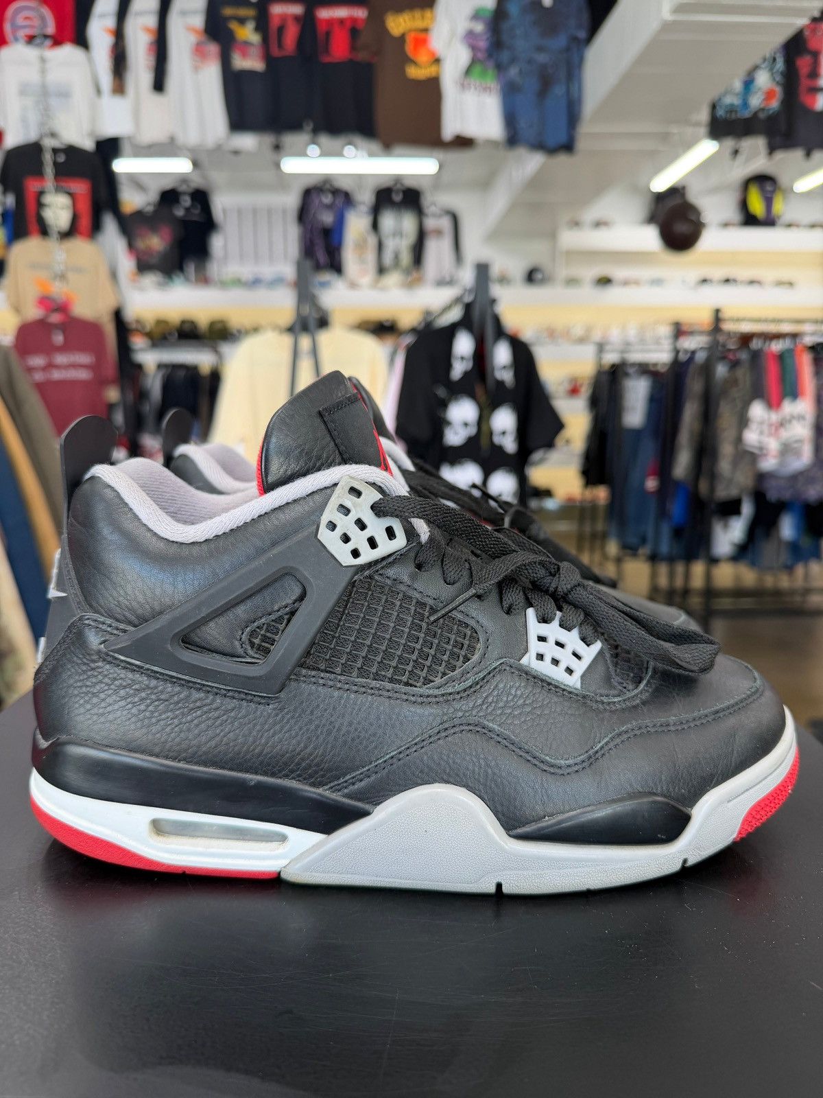 Jordan Brand Air Jordan 4 Bred Reimagined Size 9 (2024) Size US 9 / EU 42 - 6 Thumbnail