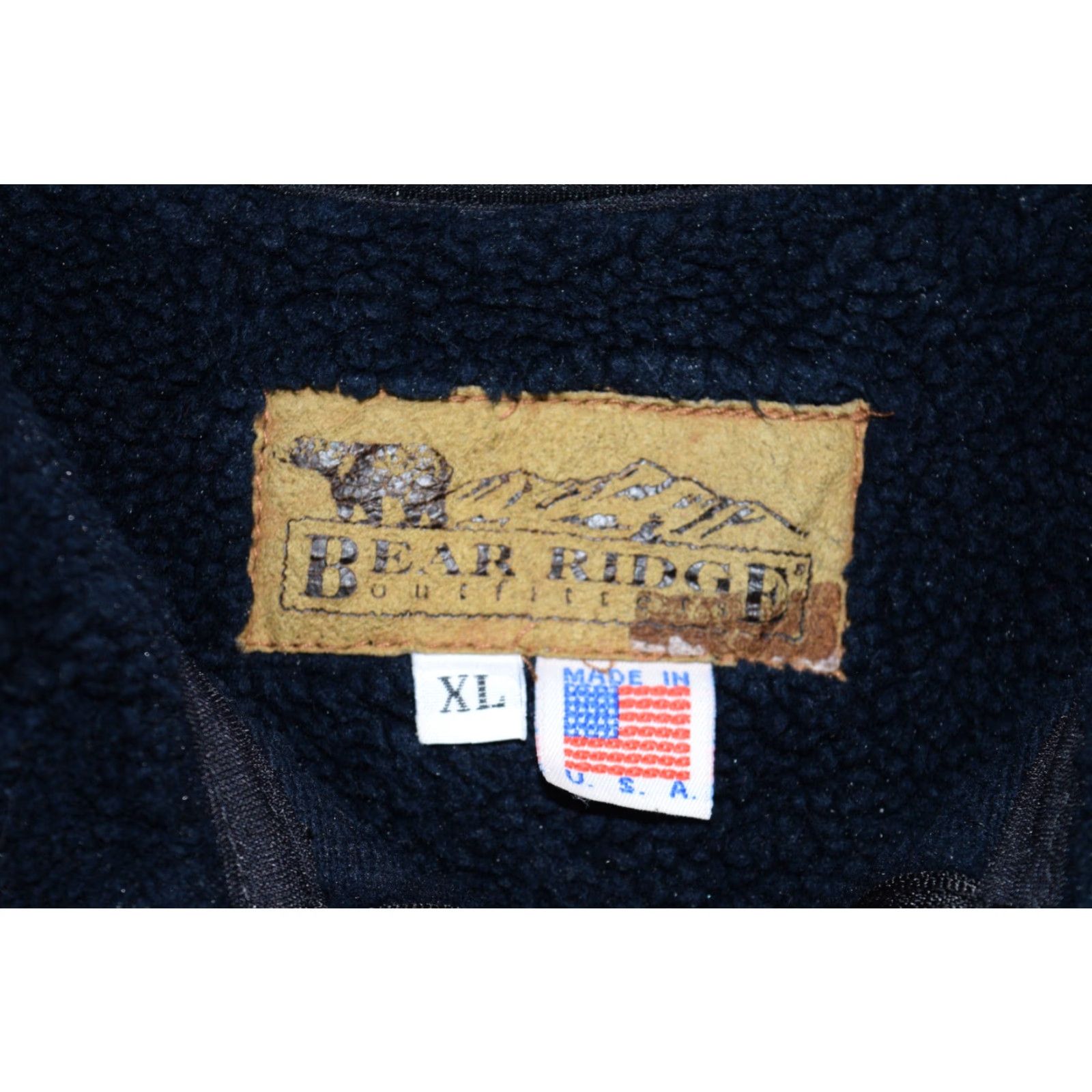 Vintage VINTAGE BEAR RIDGE OUTFITTERS USA FLAG FLEECE JACKET ZIP MADE IN USA XL Women’s Blue USA Flag Vintage Bear Ridge Outfitters Fleece Jacket Full Zip Size XL / US 12-14 / IT 48-50 - 5 Thumbnail