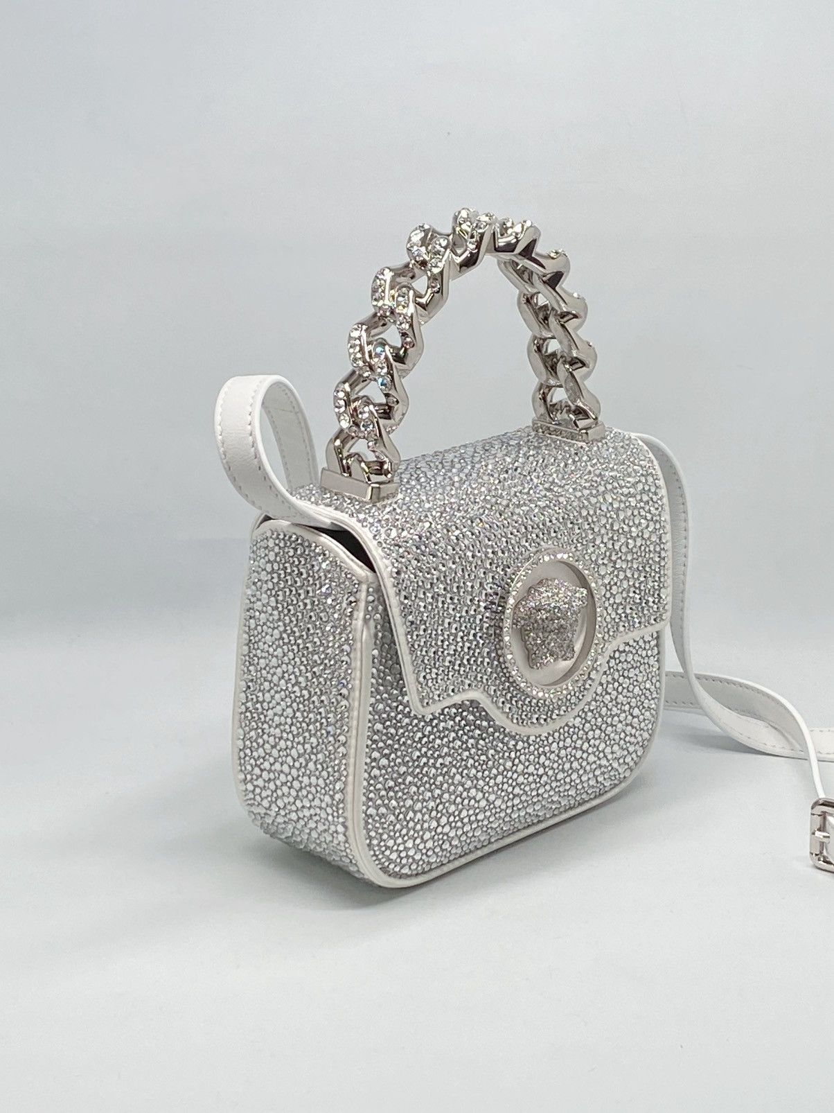 Versace Versace Crystal La Medusa Mini Bag Size ONE SIZE - 7 Thumbnail