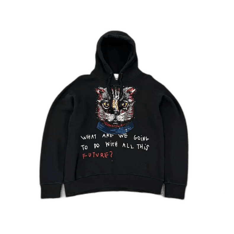 Gucci Cat Hoodie with Sequins