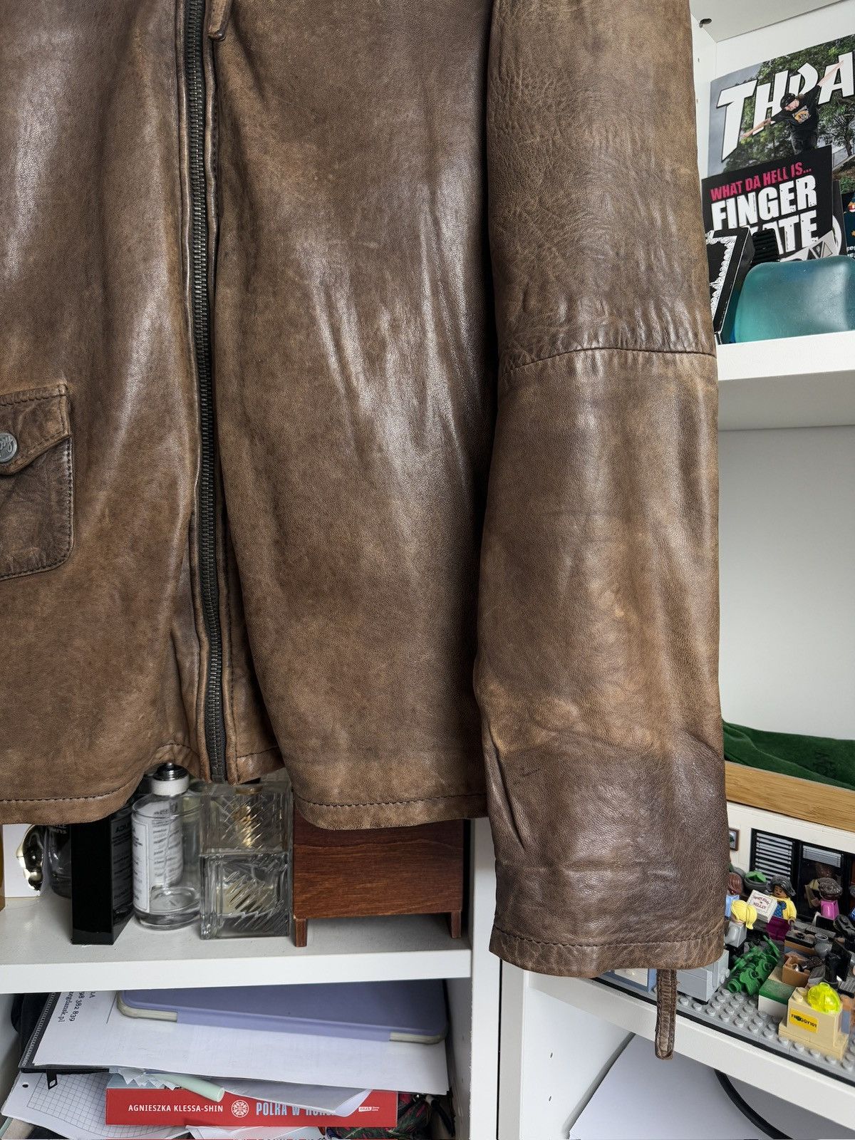 Gypsy × Vintage Vintage Gipsy Leather moto biker jacket XL avirex belstaff Size US XL / EU 56 / 4 - 5 Thumbnail