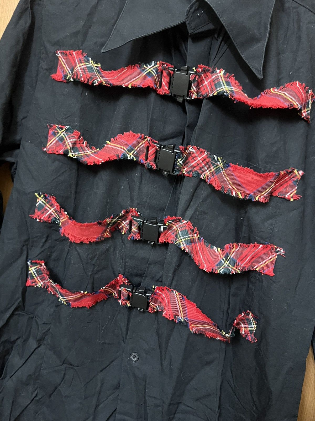 Other Vintage acid jazz men bondage shirt harajuku punk goth style Size US L / EU 52-54 / 3 - 3 Thumbnail