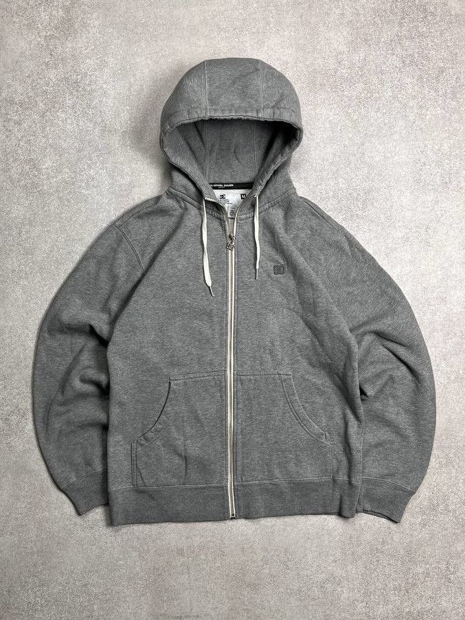 VINTAGE DC SHOES APPAREL BOXY ZIP HOODIE Y2K M