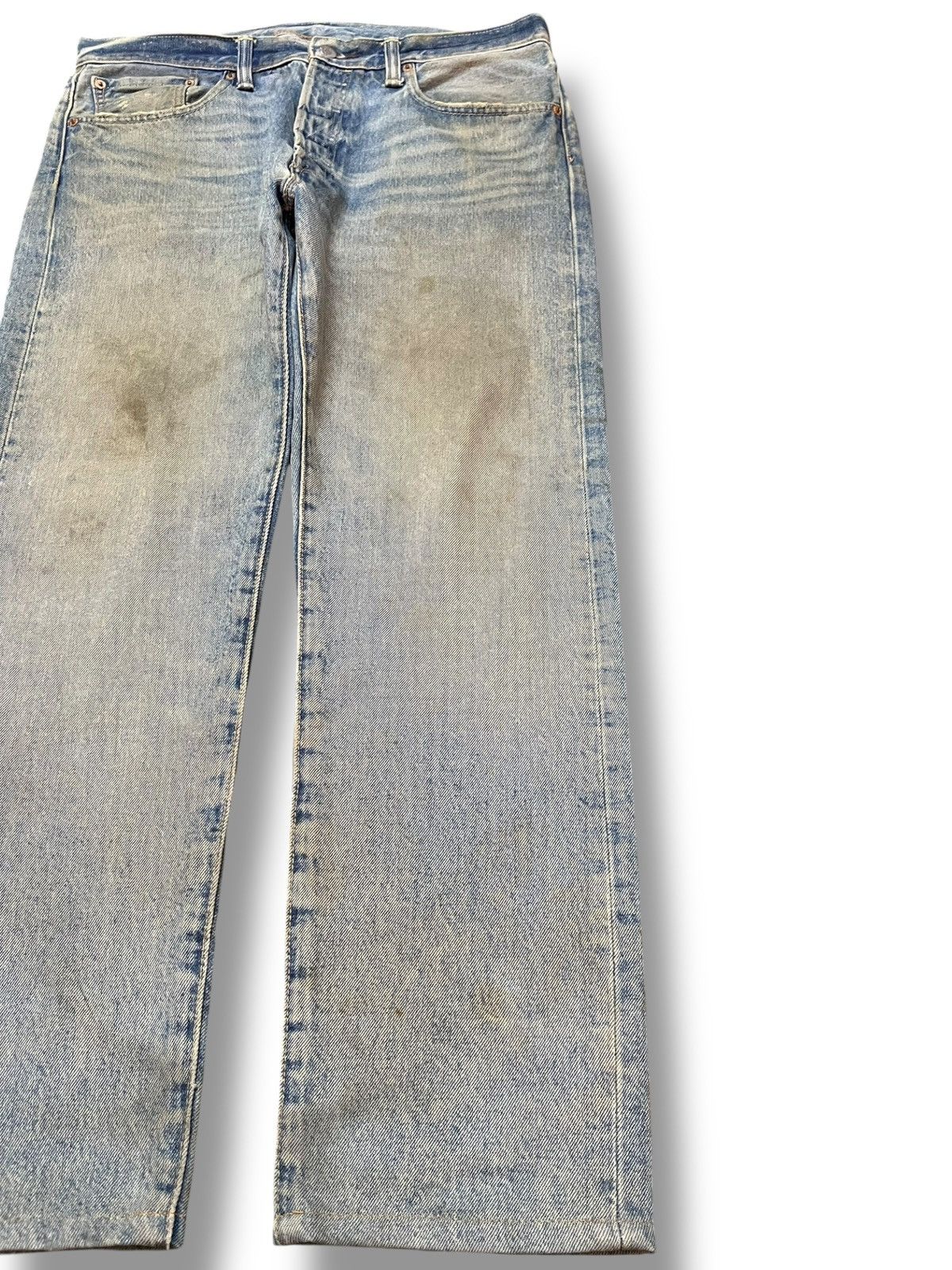 Levi's Vintage Y2K Levi’s 501 CT Mudwash Muddy Denim Size US 35 - 4 Thumbnail