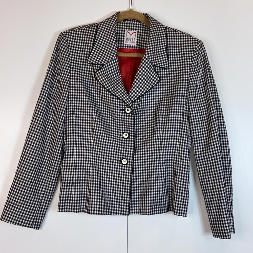Christian Dior Monsieur Vintage Mondi Plaid Blazer Size 38/6-8 Size M / US 6-8 / IT 42-44 - 1 Thumbnail