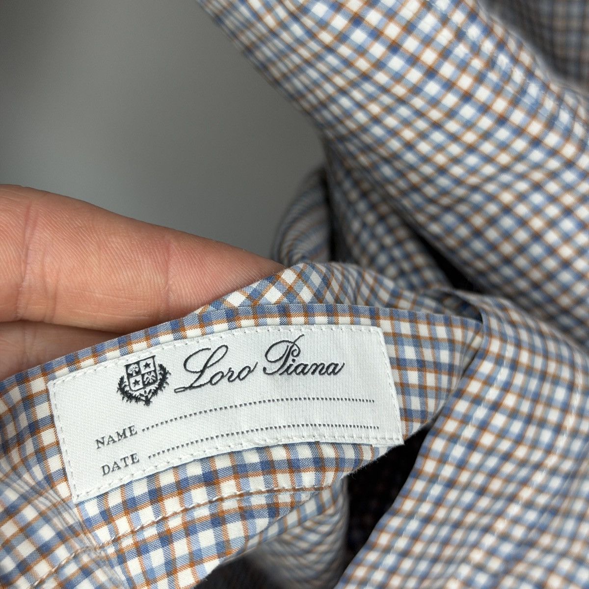 Loro Piana Loro Piana Shirt Button Up Checkered Size US M / EU 48-50 / 2 - 12 Thumbnail