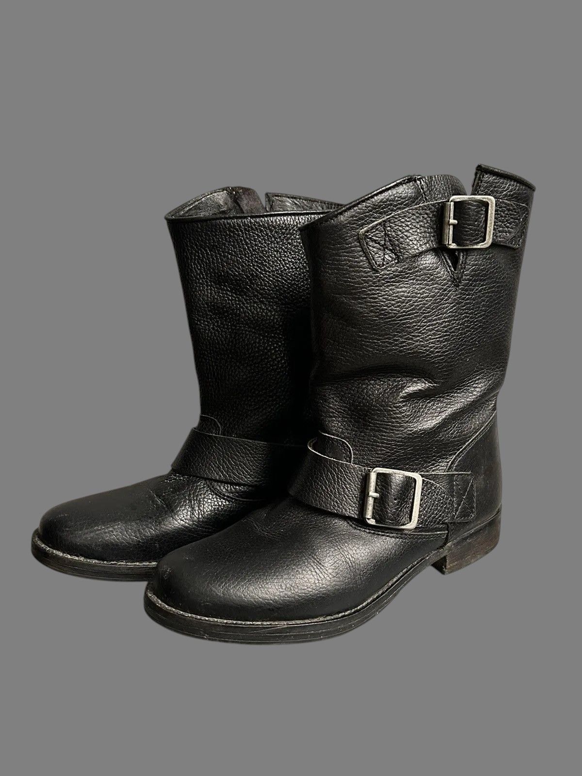 If Six Was Nine Rare Last Drop Hand Made Leather Boots Guidi Rick Owens GOA Size US 7 / EU 40 - 1 Thumbnail