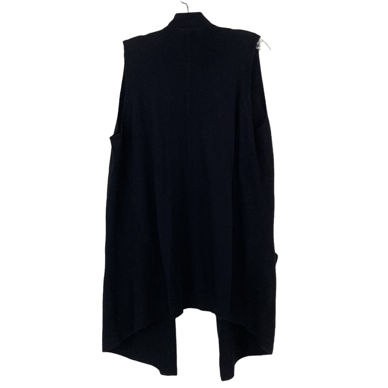 Vince Vince Black Wool Cashmere Sleeveless Cardigan Sz M Size M / US 6-8 / IT 42-44 - 4 Thumbnail