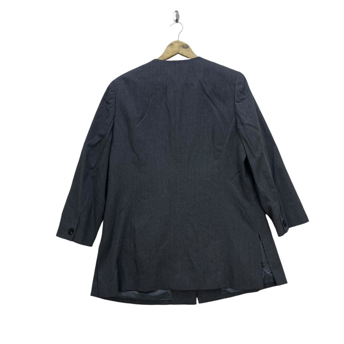 Burberry × Vintage Vintage Burberrys Collar Less Jacket Size M / US 6-8 / IT 42-44 - 2 Thumbnail