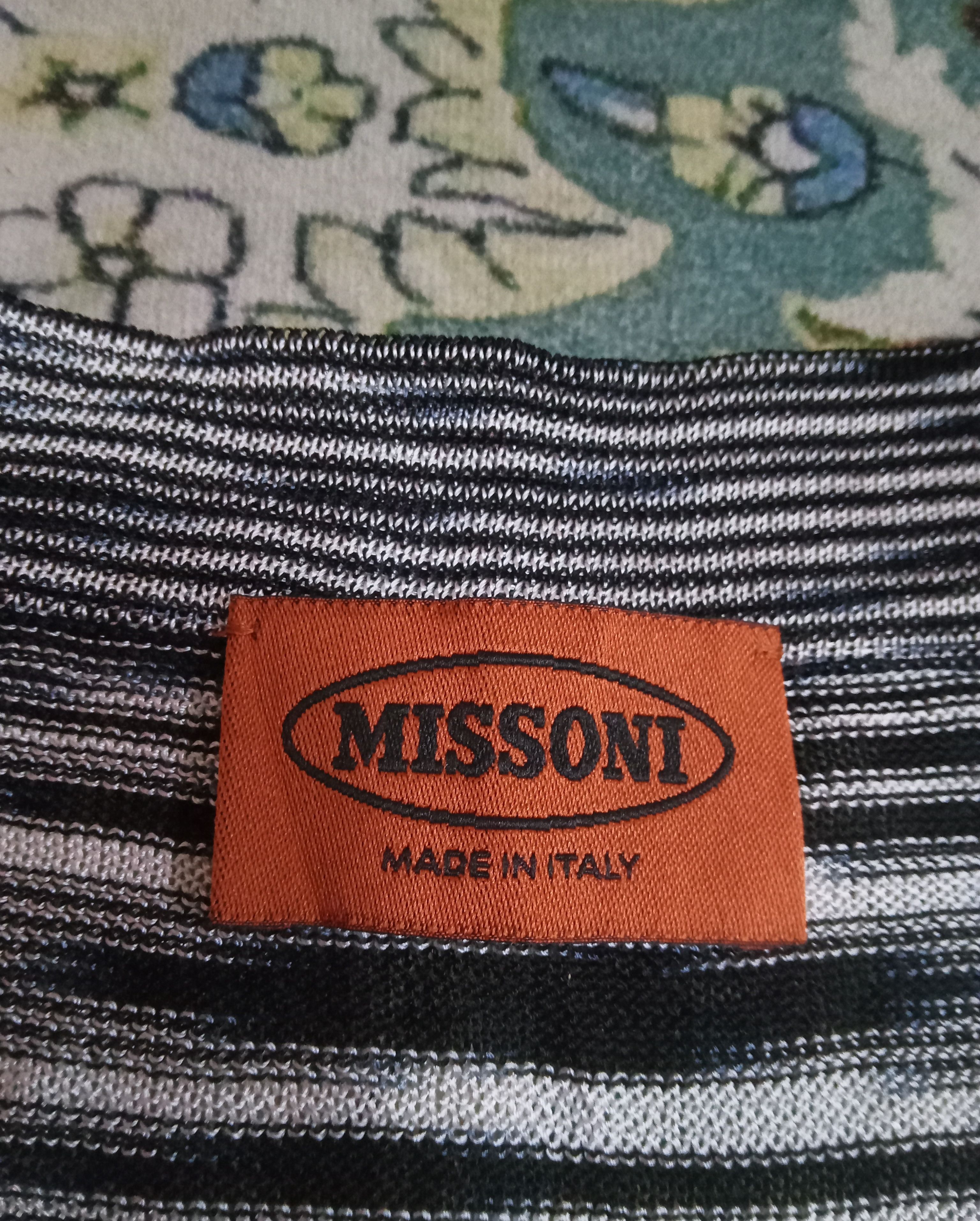 Missoni Missoni Rayon Cardigan Size L / US 10 / IT 46 - 2 Thumbnail