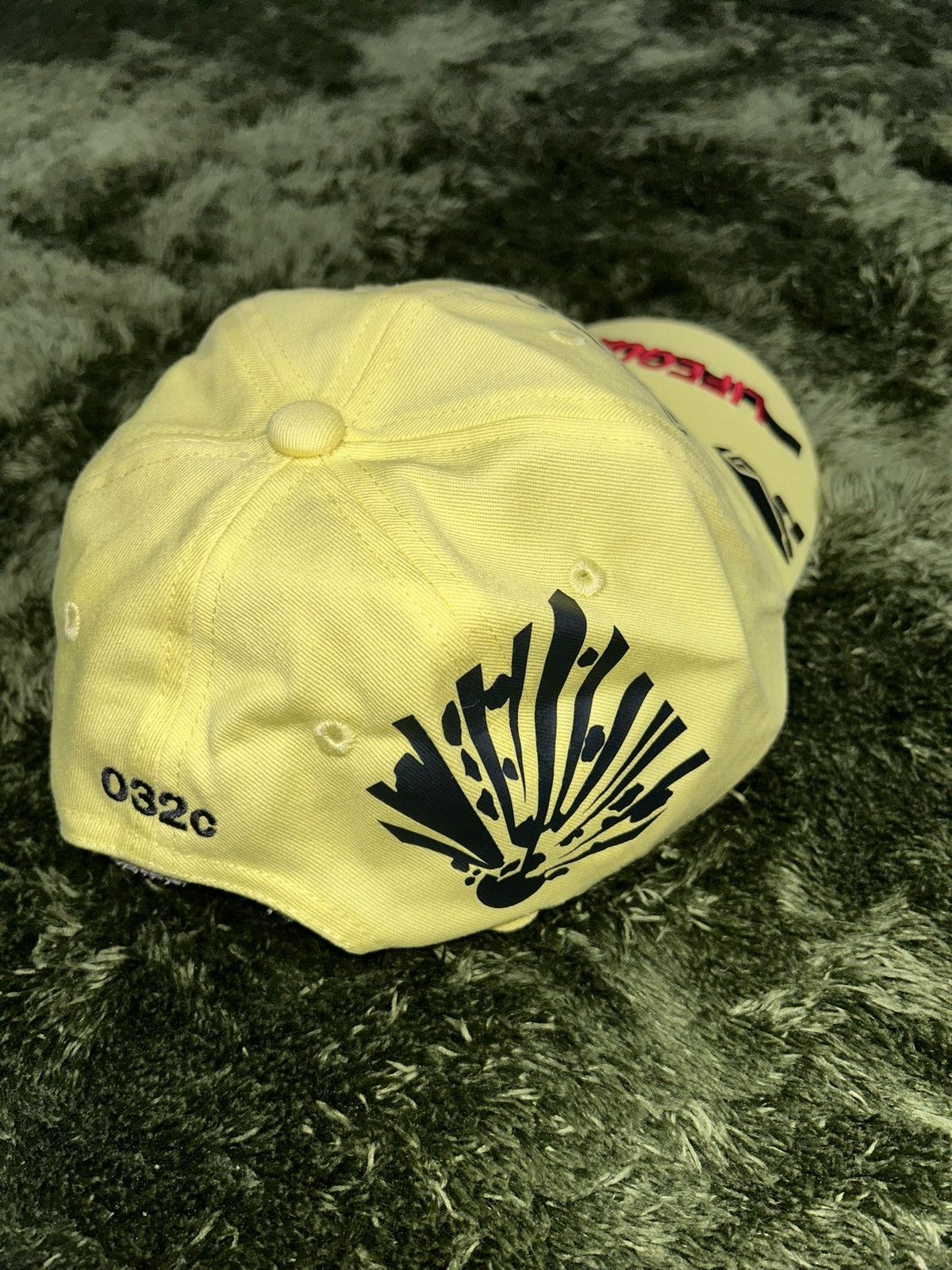 032c 032c logo embroidery warning cap yellow Size ONE SIZE - 8 Thumbnail