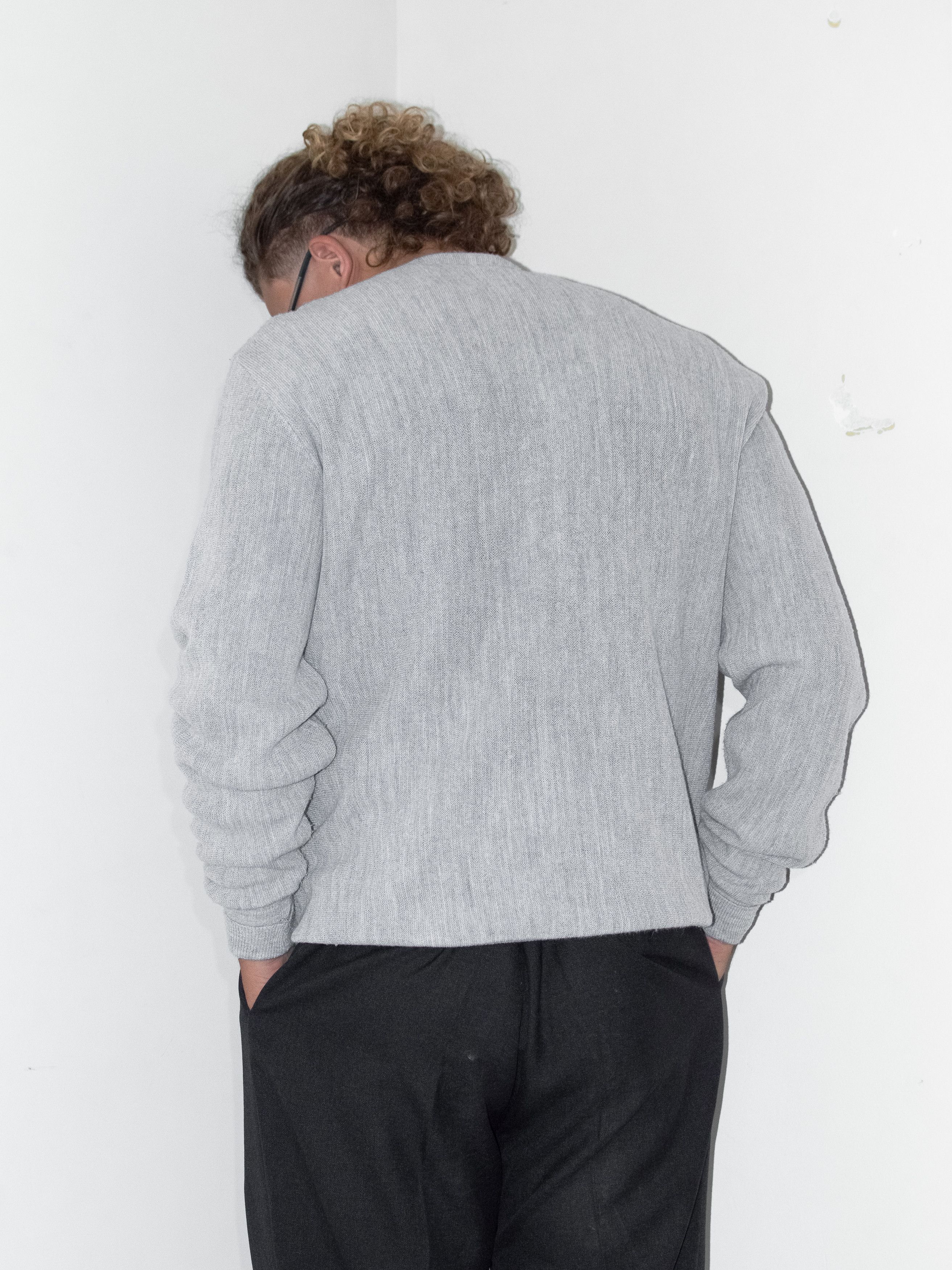 Izod × Lacoste × Vintage Vintage 90s Lacoste x Izod Grey Embroidery Cardigan Size US XL / EU 56 / 4 - 3 Thumbnail