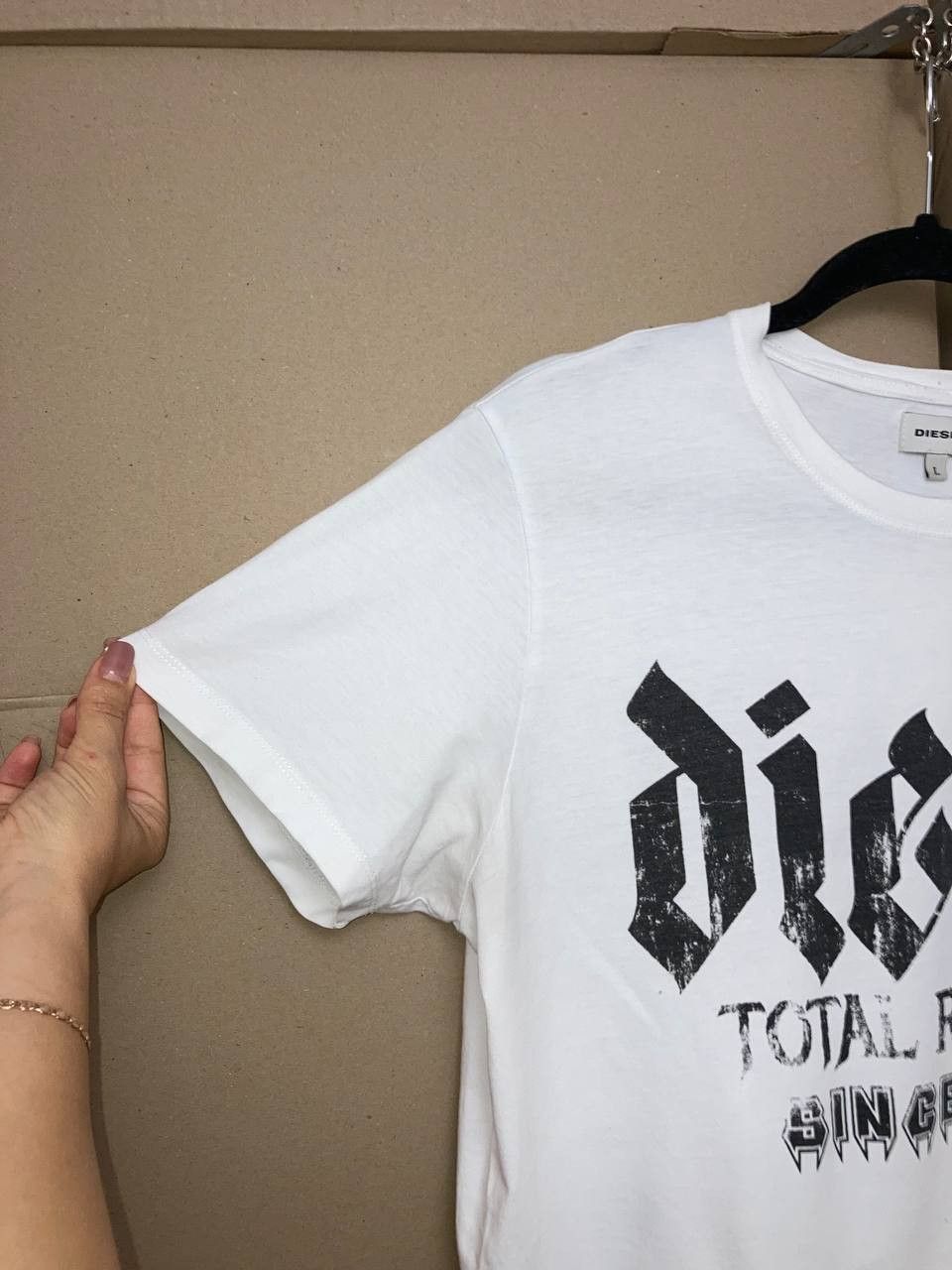 Diesel VINTAGE DIESEL Y2K SKATE AFFLICTION T SHIRT AVANT GARDE SKUL Size US L / EU 52-54 / 3 - 8 Thumbnail