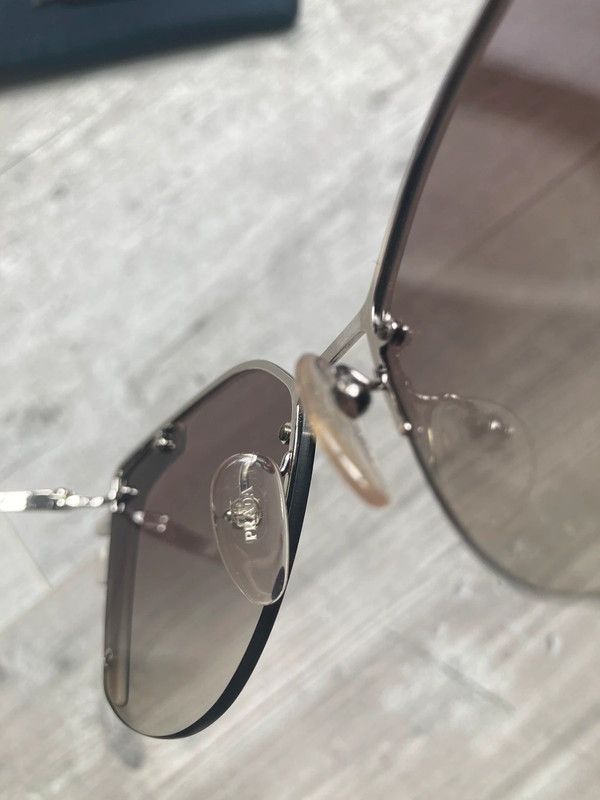 Miu Miu PRADA Sunglasses Flame Star Mask Fire Chrome Silver Size ONE SIZE - 4 Thumbnail