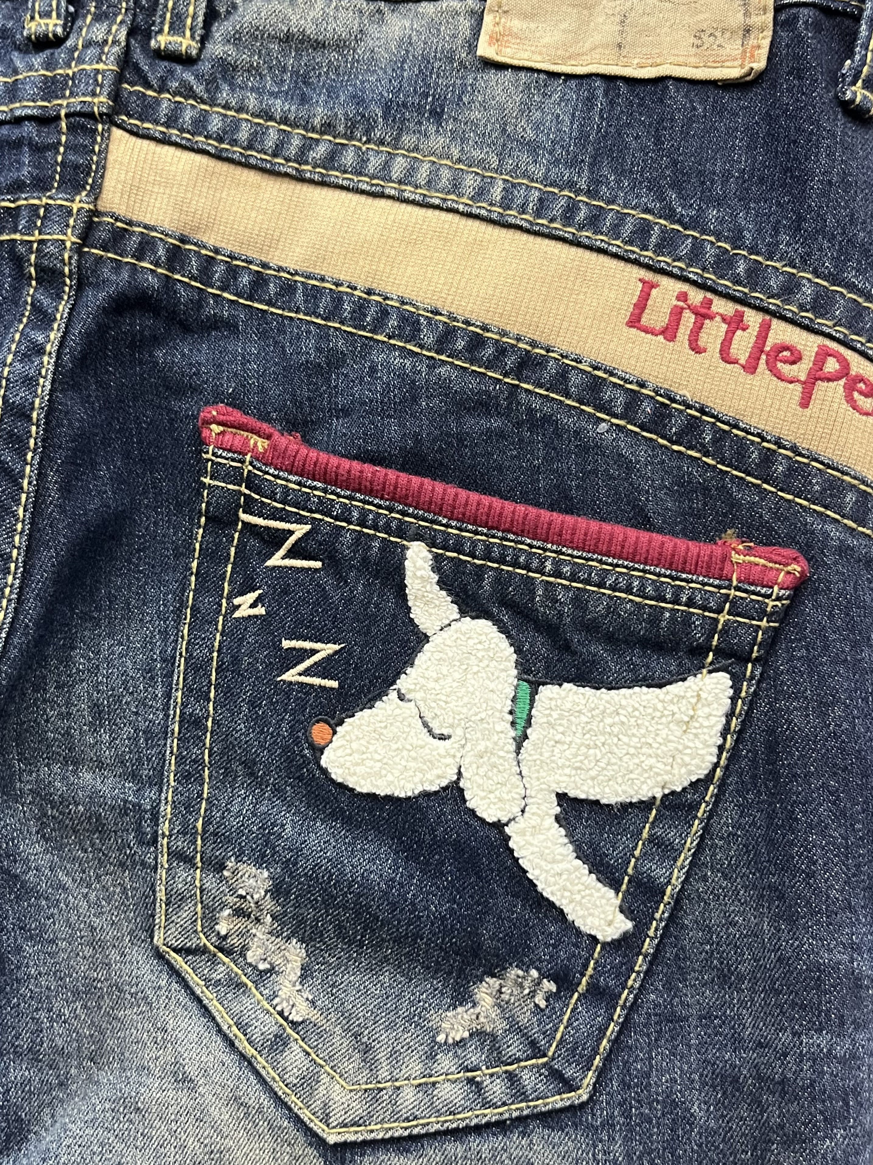 Lolita Jeans VERY RARE🔥YOSHITOMO NARA LOLITA Exotic Vintage Denim Jeans Size US 32 / EU 48 - 11 Thumbnail