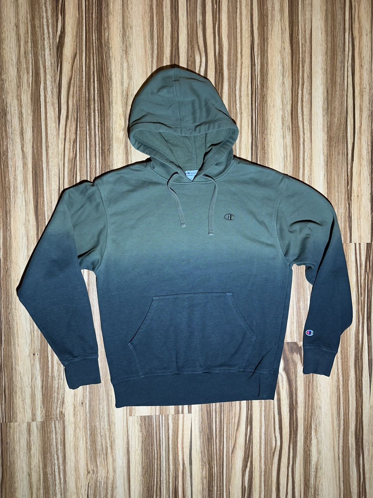 Champion Champion Men's Green Gradient Hoodie Size US M / EU 48-50 / 2 - 1 Thumbnail