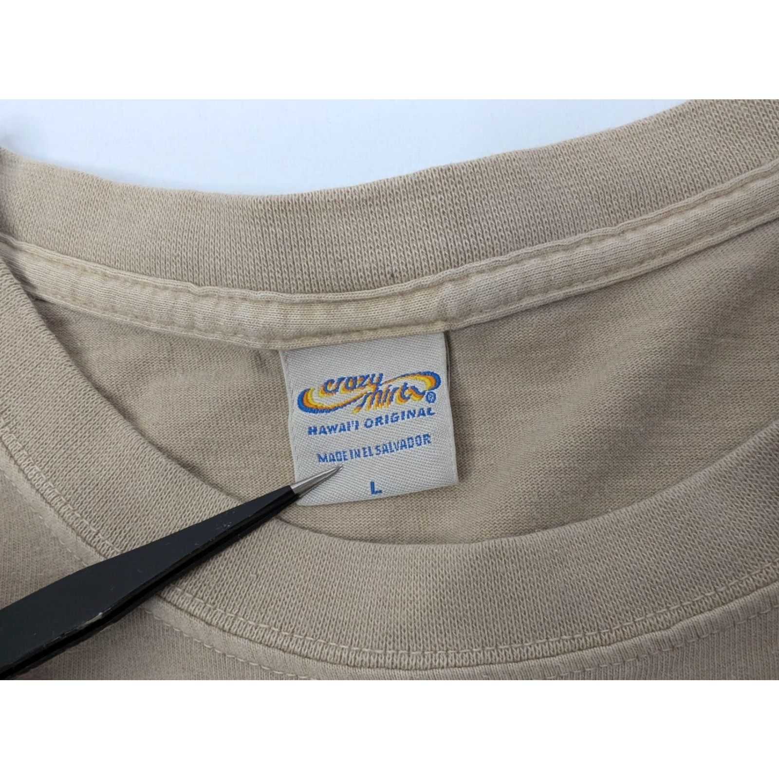 Vintage VINTAGE Crazy Shirts Hawaii Maui Kona Coffee Dyed Short Sleeve T-Shirt Brown Large Mens Shirt Navy? Size US L / EU 52-54 / 3 - 7 Thumbnail