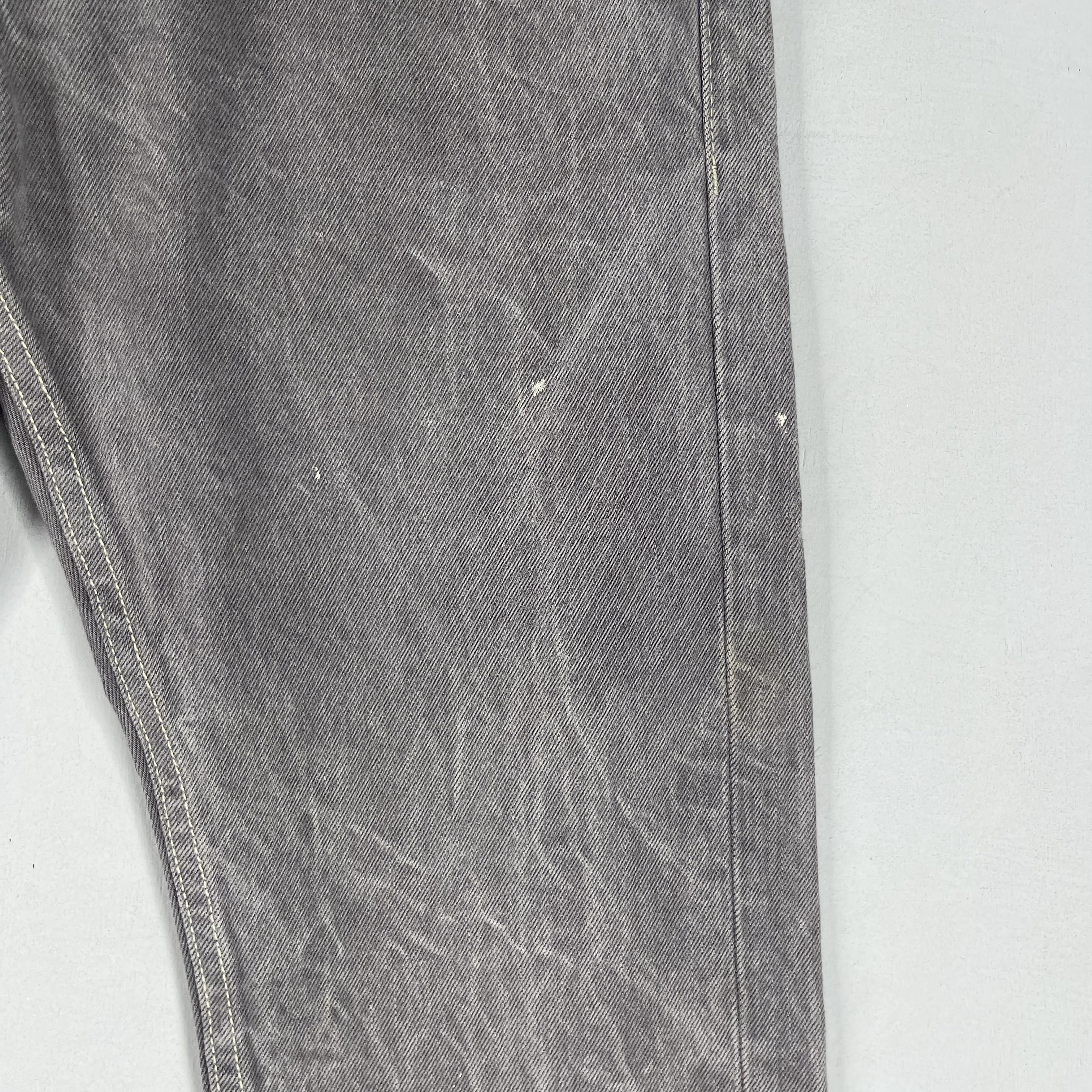 Levi's × Vintage Size 32 Levis 511 Paint Splatter Distressed Slim Fit Jeans Size US 32 / EU 48 - 3 Thumbnail