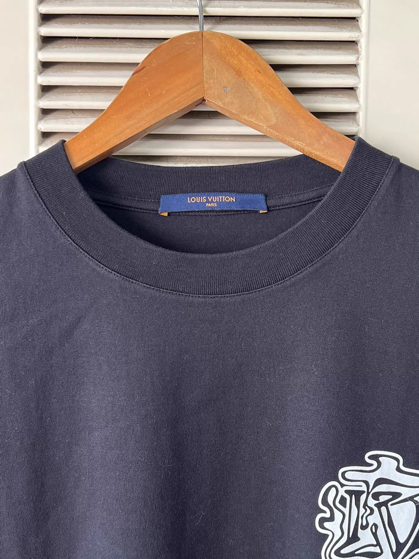 Louis Vuitton LV Double-Sided Smoke Logo Short Sleeve T-Shirt S Size US S / EU 44-46 / 1 - 3 Thumbnail