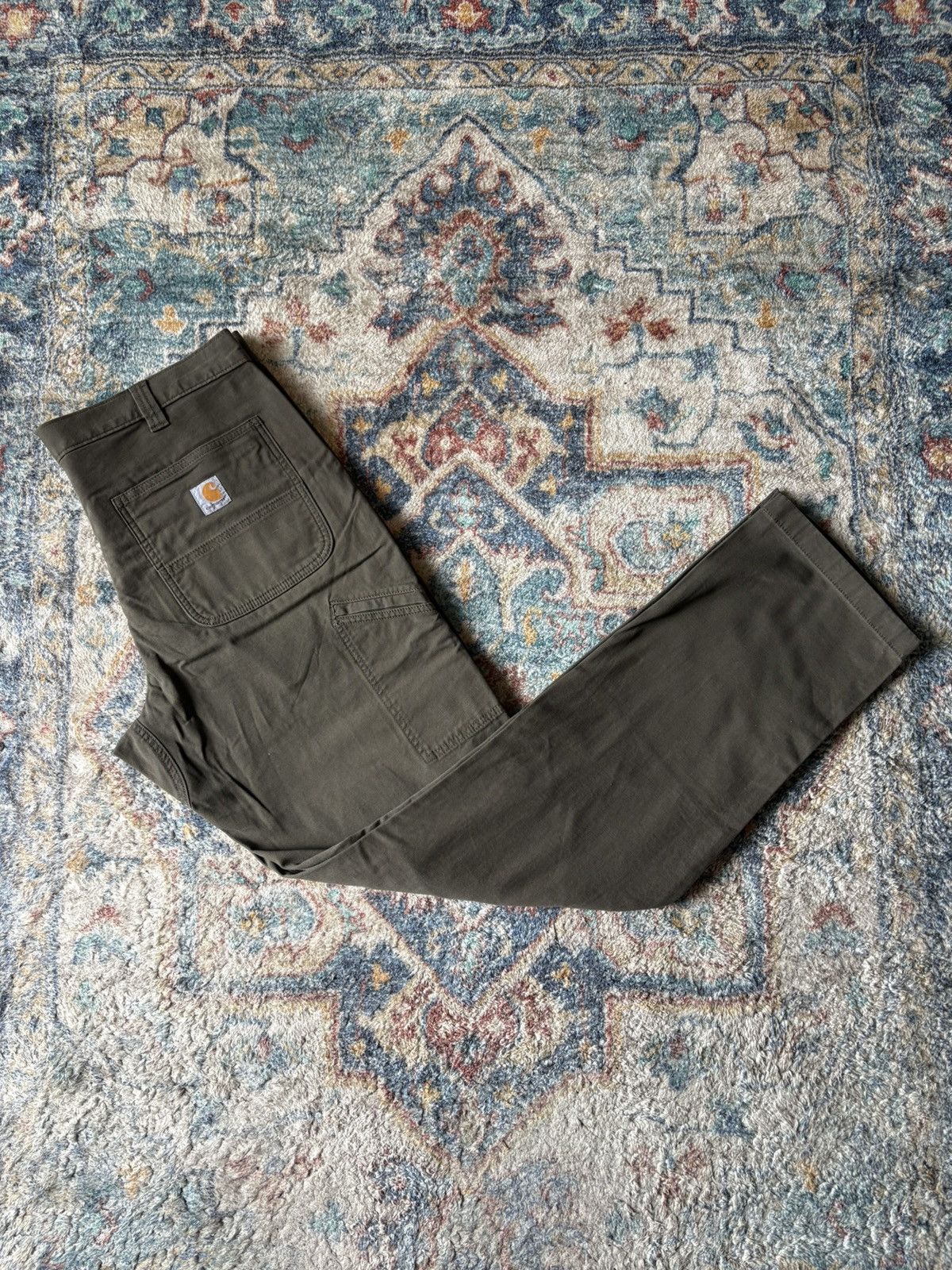 Carhartt Carhartt NWT Green Lightweight Double Knees Workwear Pants Size US 38 / EU 54 - 1 Thumbnail