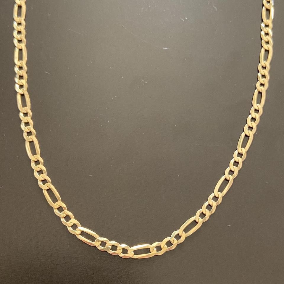 Other Gold Chain 14k Gold Vermeil Figaro 20in 3mm Size ONE SIZE - 4 Thumbnail