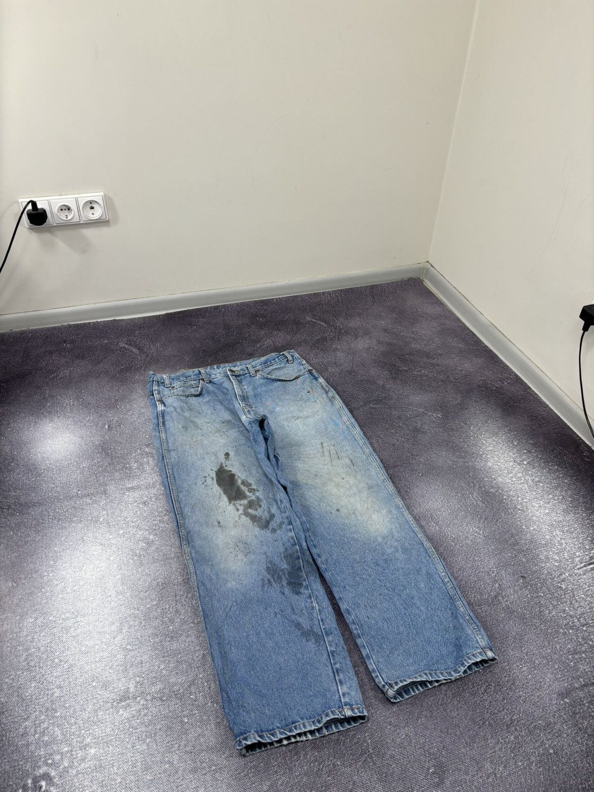 Dickies Vintage Dickies Faded Light Blue Y2K American Denim Jeans Size US 34 / EU 50 - 10 Thumbnail