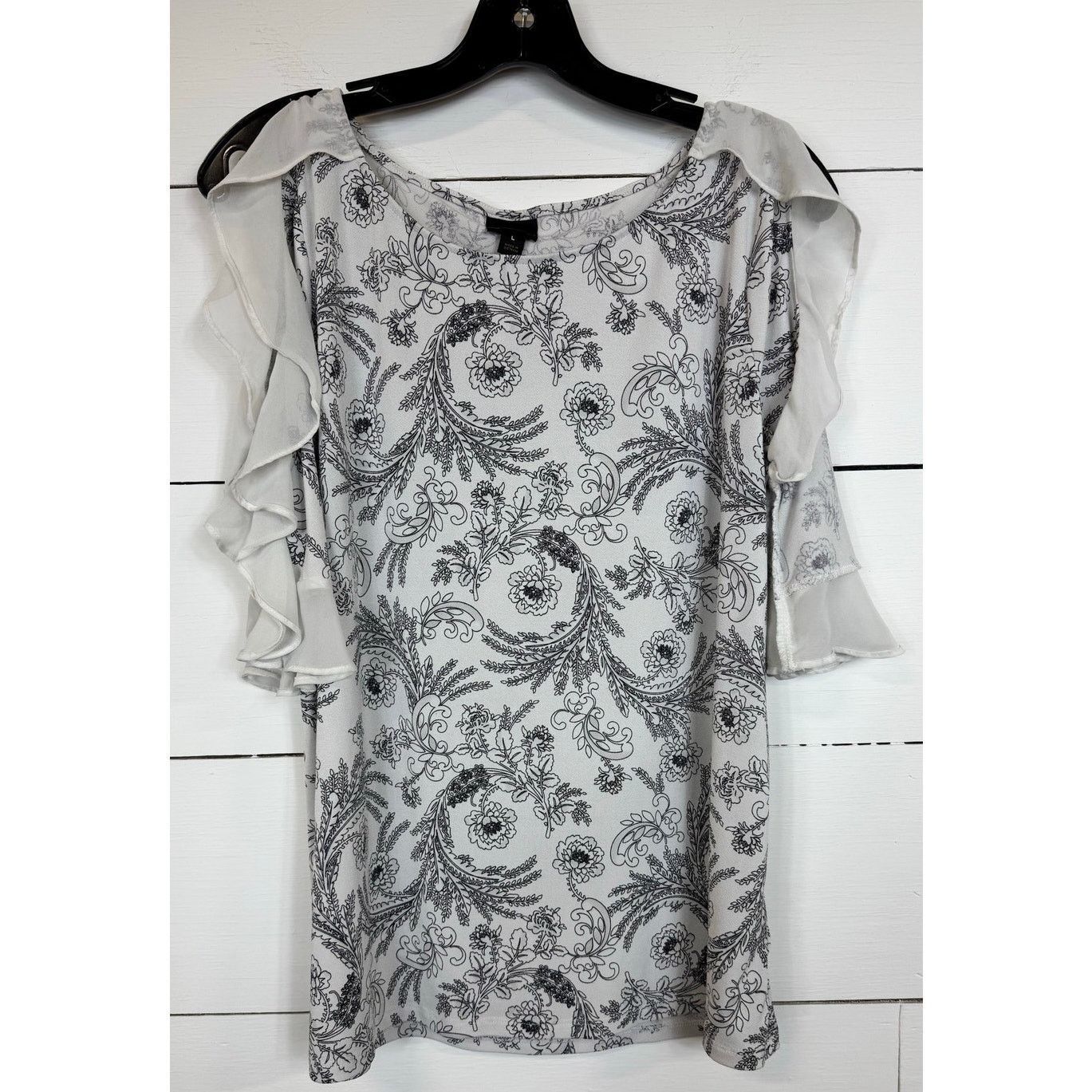 Worthington Worthington Short Sleeve Blouse Women's Size Large Size L / US 10 / IT 46 - 1 Thumbnail