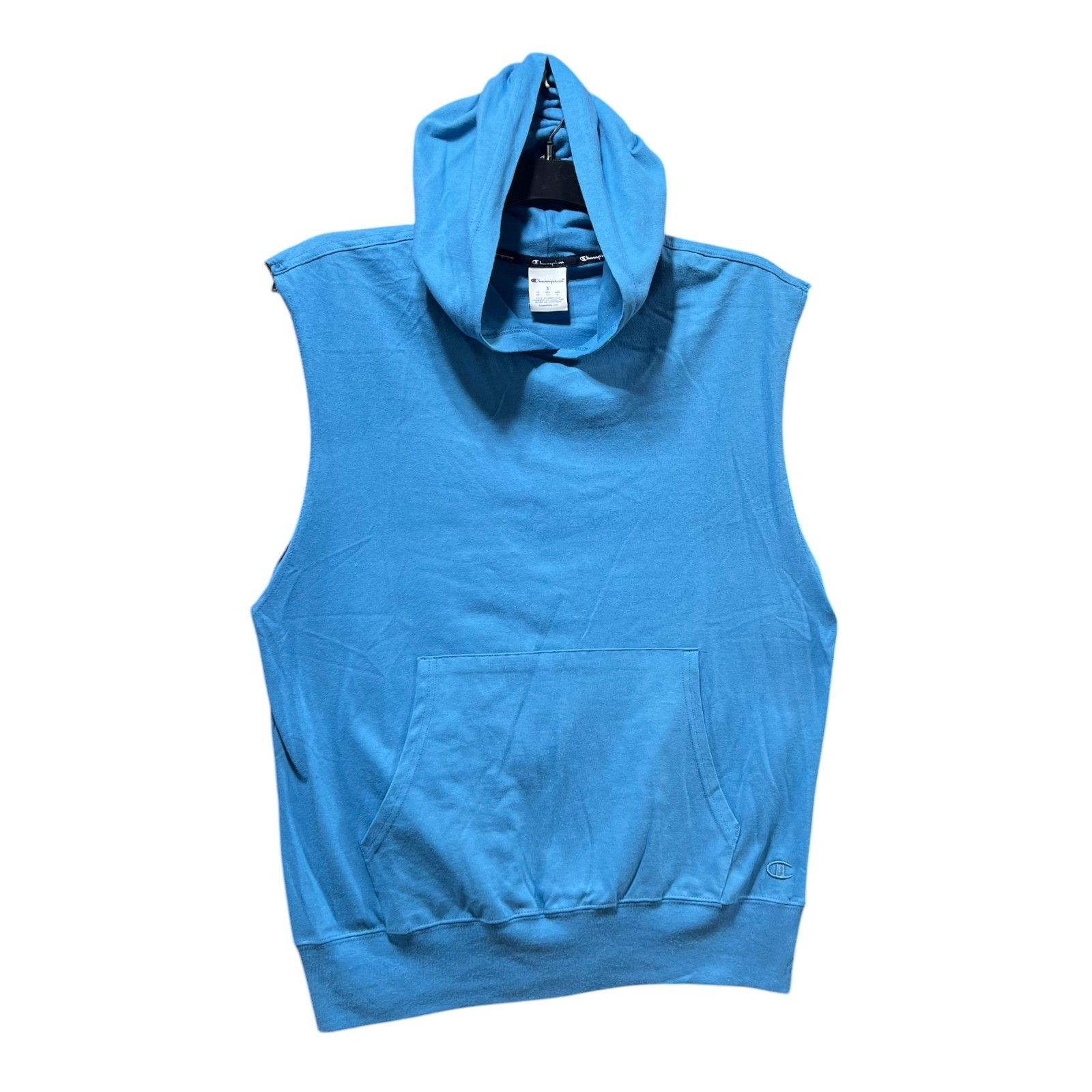 Champion Champion - Men's Sleeveless Hoodie - Light Blue - Small Size US S / EU 44-46 / 1 - 15 Thumbnail