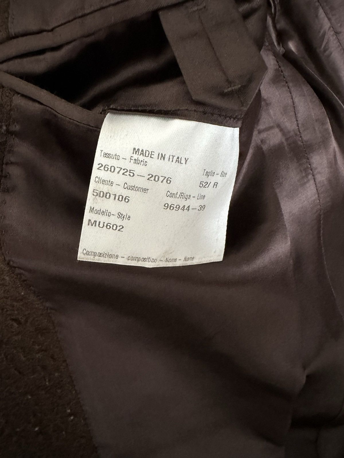 Caruso Chocolate Brown Wool Boucle Overcoat Size US L / EU 52-54 / 3 - 4 Thumbnail