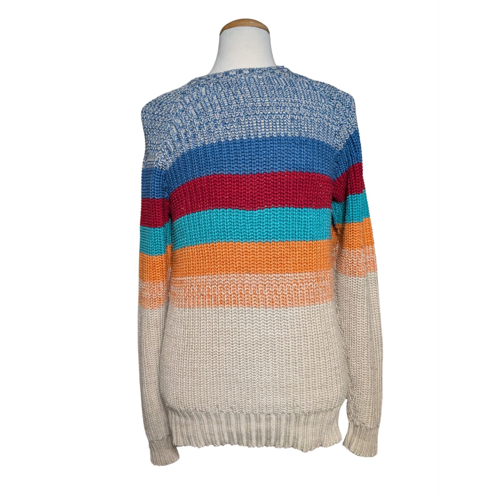 Unknown London Lost Horizons Haldarsvik Cotton Natural Handknit Sweater Size US M / EU 48-50 / 2 - 1 Thumbnail