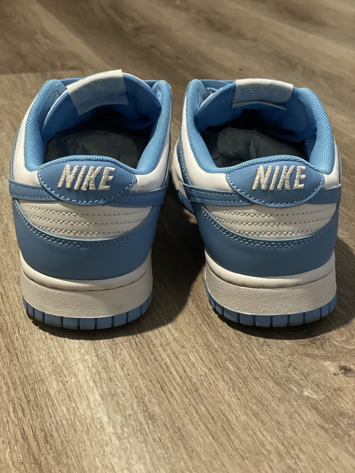 Nike Nike Dunk Low Retro UNC Size 9 Worn Size US 9 / EU 42 - 4 Thumbnail