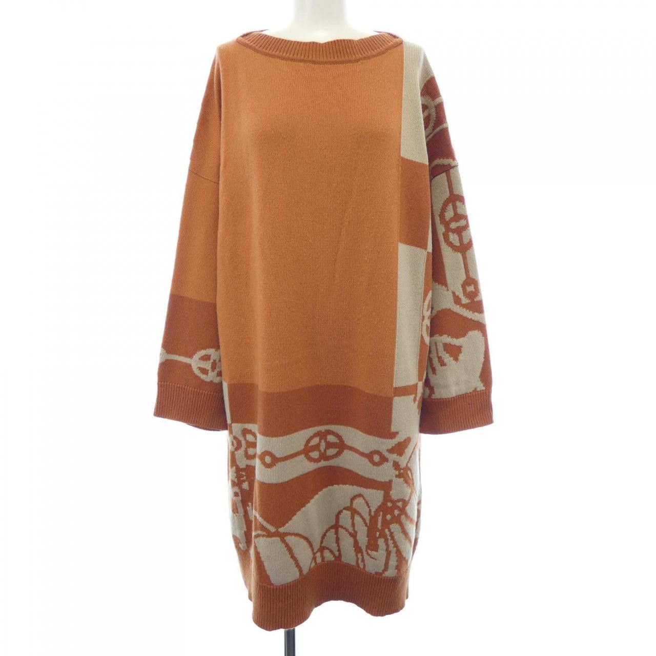 Hermes Hermes Hermes 100% Cashmere Dress Others Dresses DUTY FREE for USA Size ONE SIZE - 1 Thumbnail