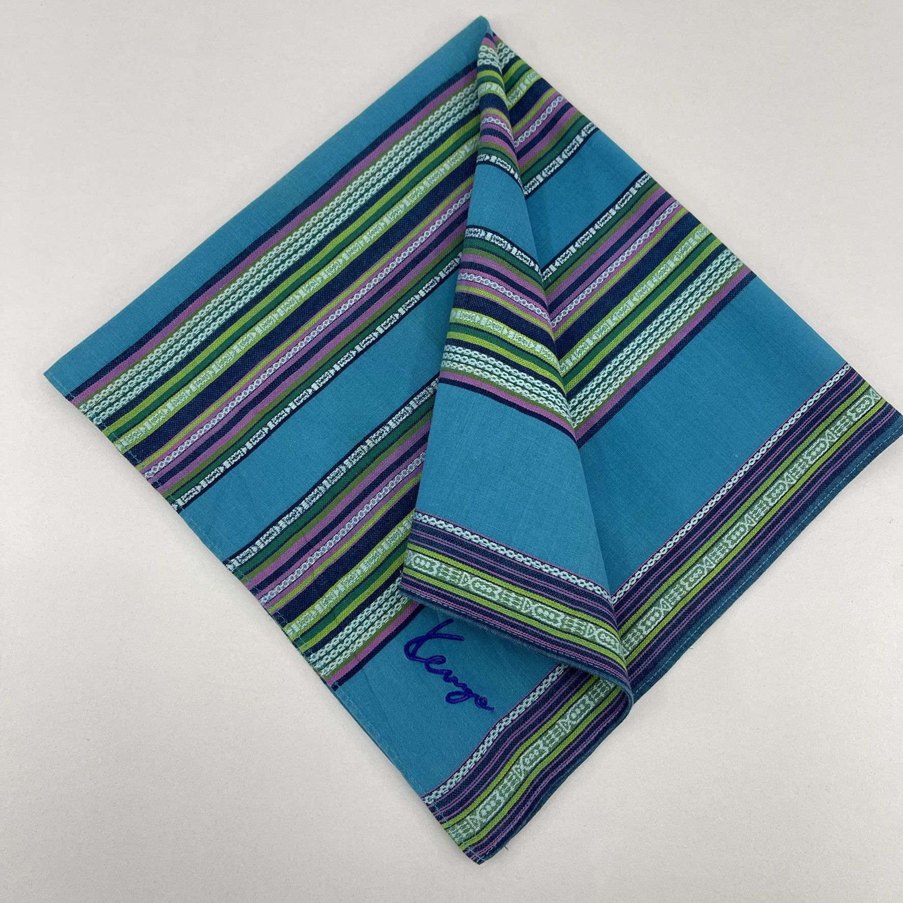 Kenzo × Vintage Kenzo Handkerchief / Neckerchief / Bandana - 4148 Size ONE SIZE - 1 Thumbnail