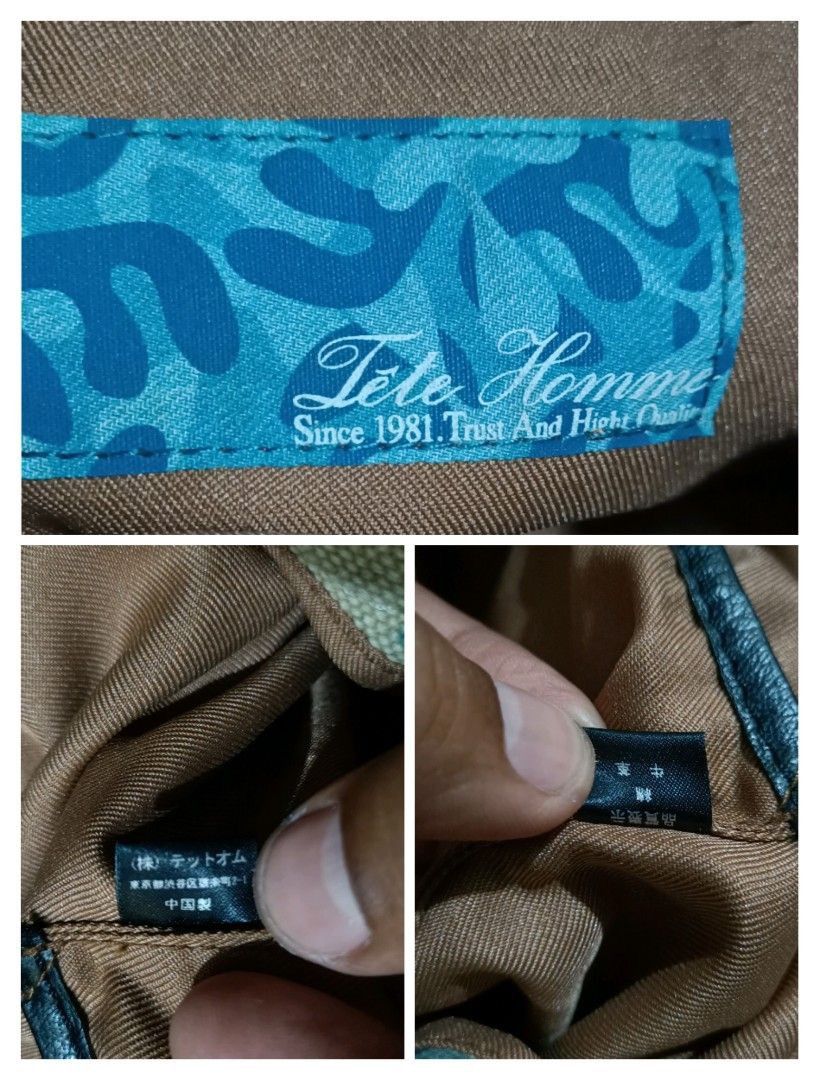 Issey Miyake Tete Homme x Issey Miyake Camo Canvas Shoulder Bag Size ONE SIZE - 10 Thumbnail